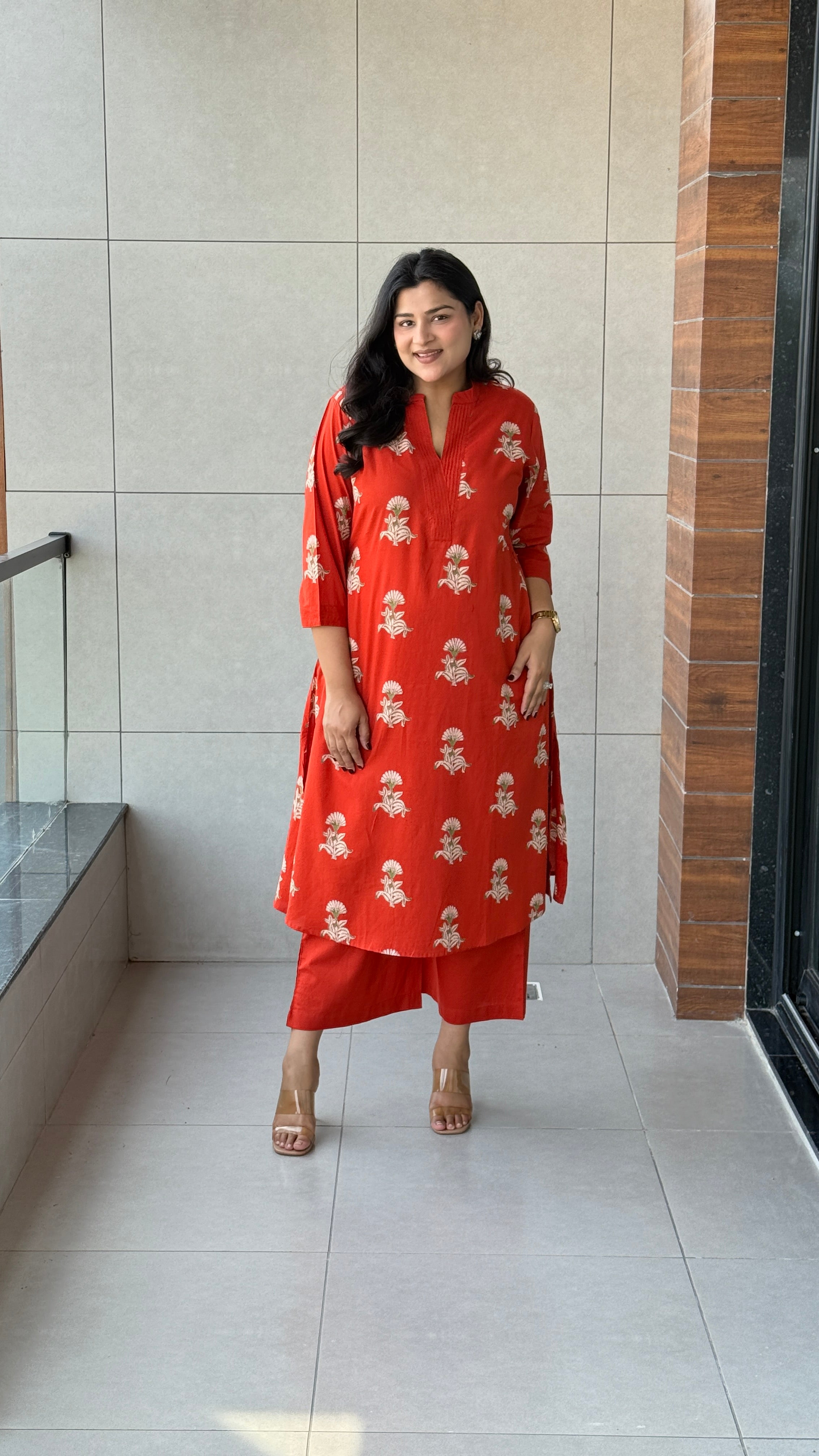 Maesha Rust Kurta Pants