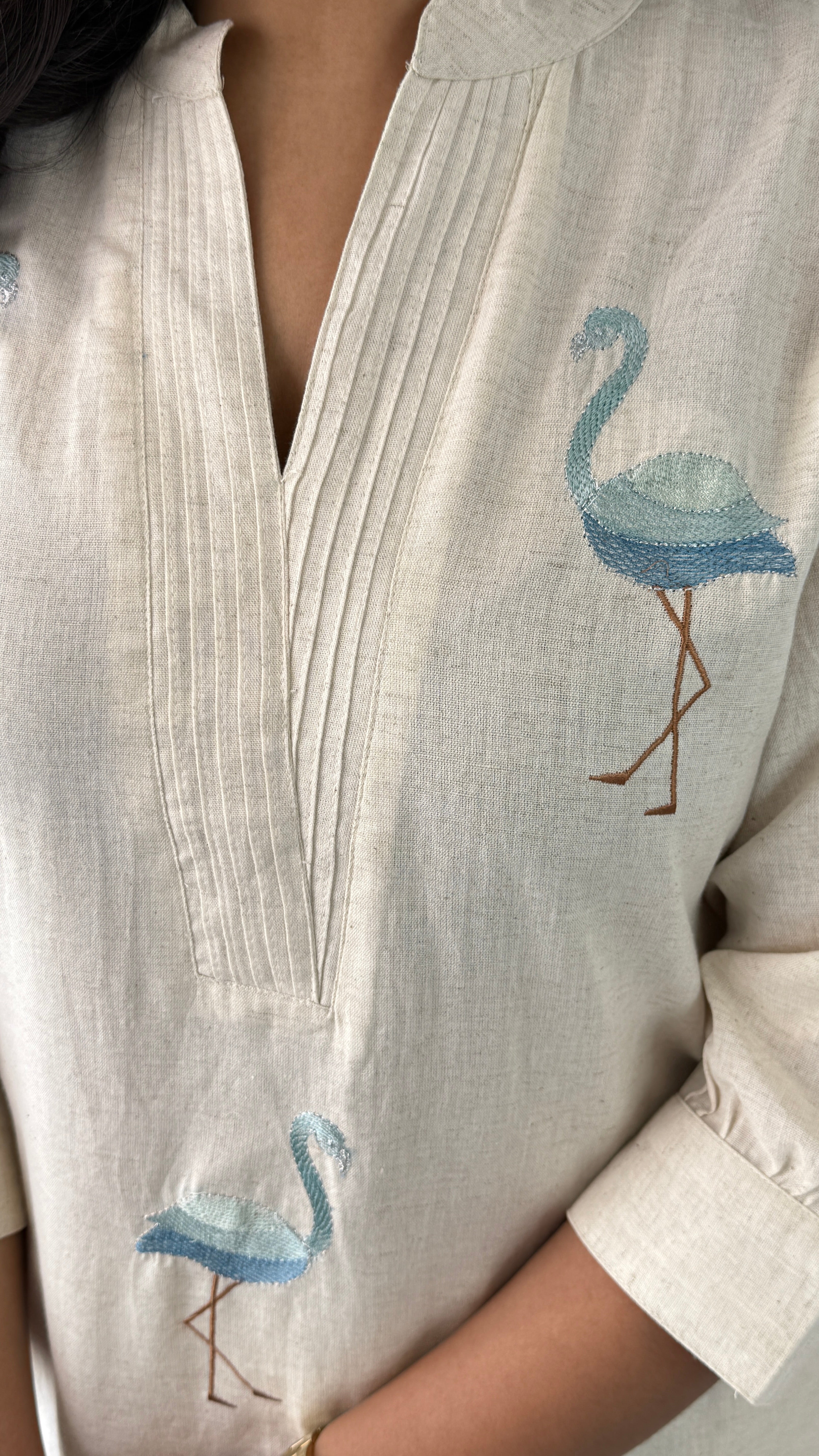 Flamingo Blue Kurta Pants