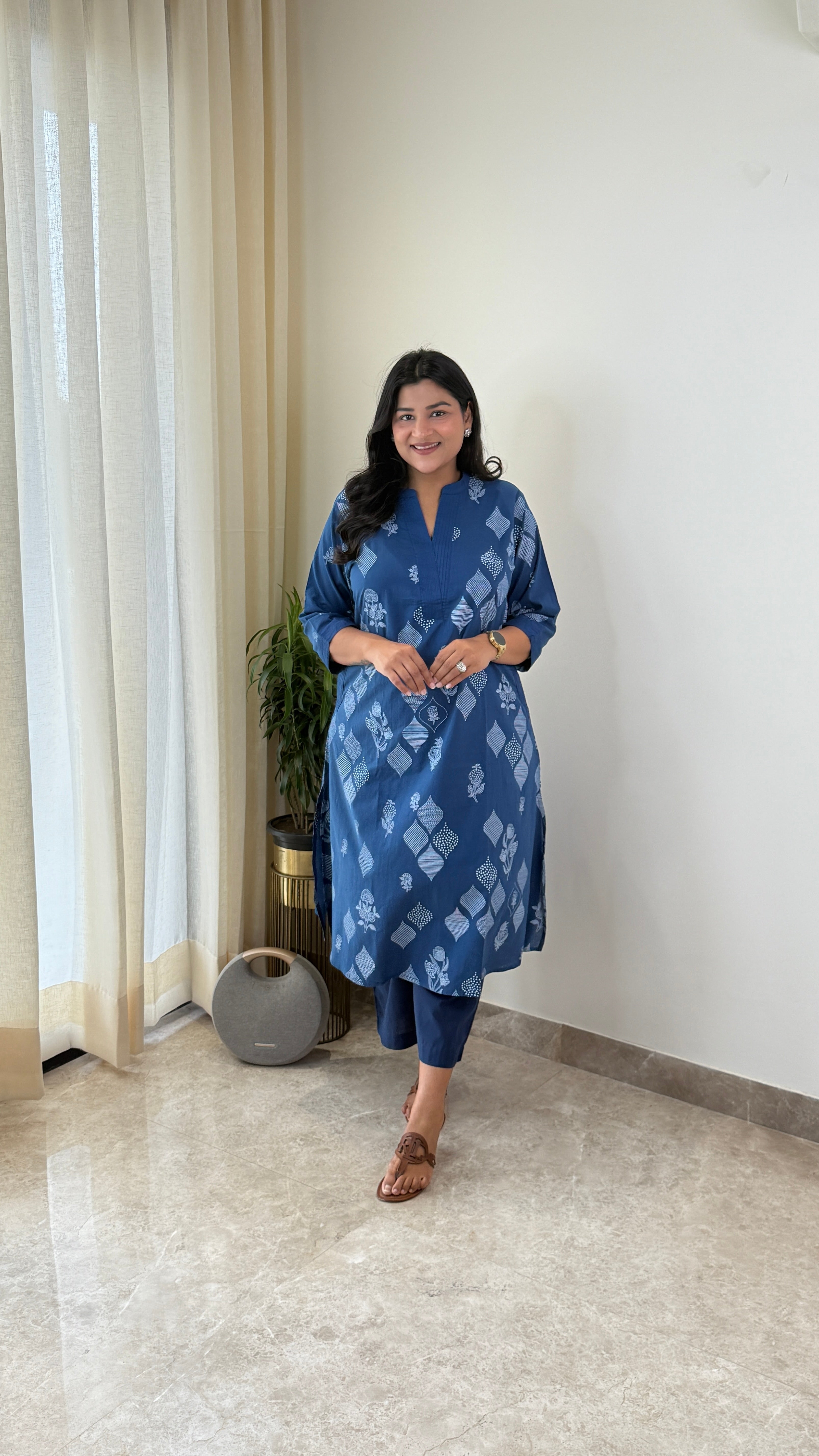Farida Blue Kurta Pants