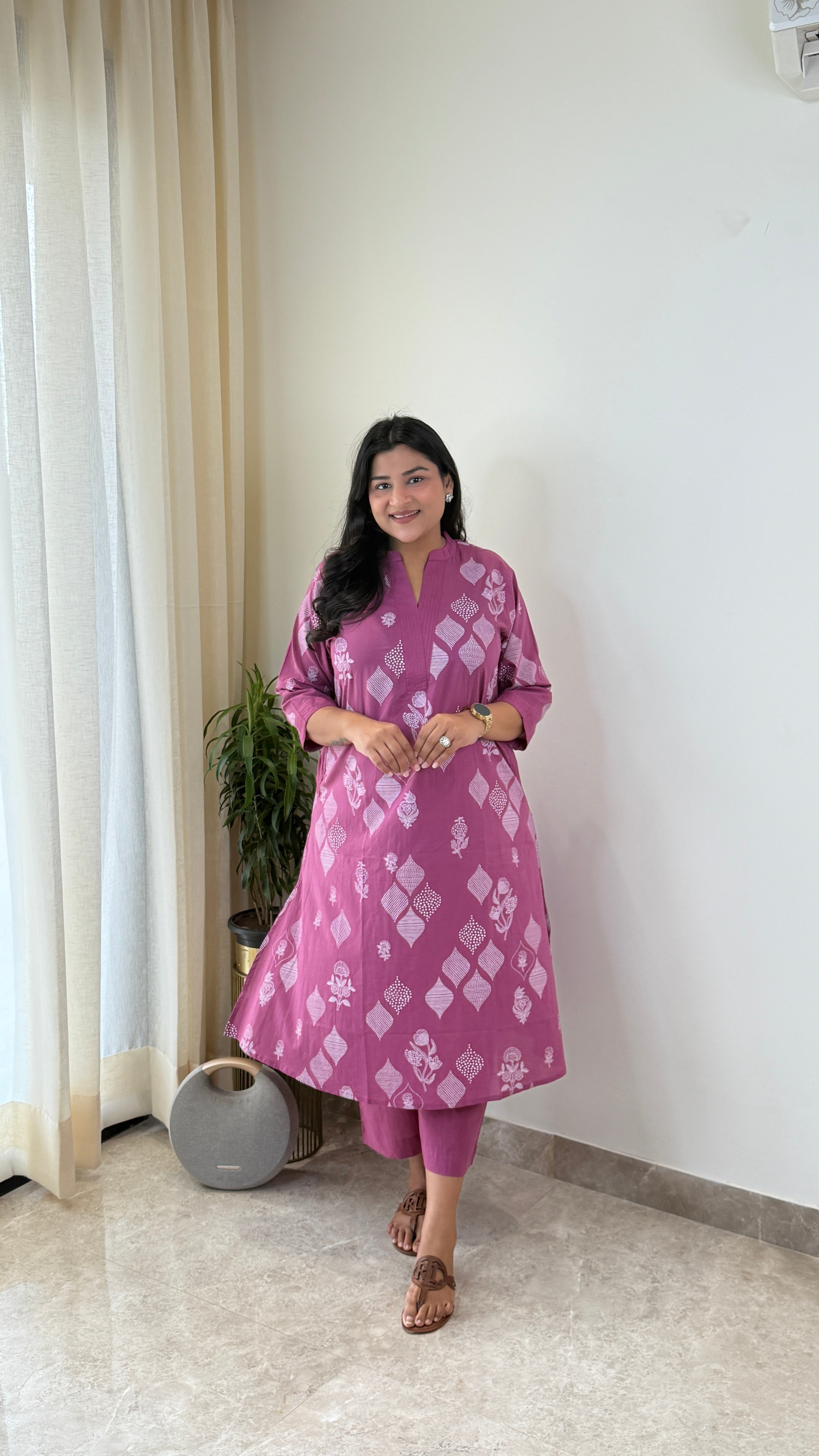 Farida Pink Kurta Pants 