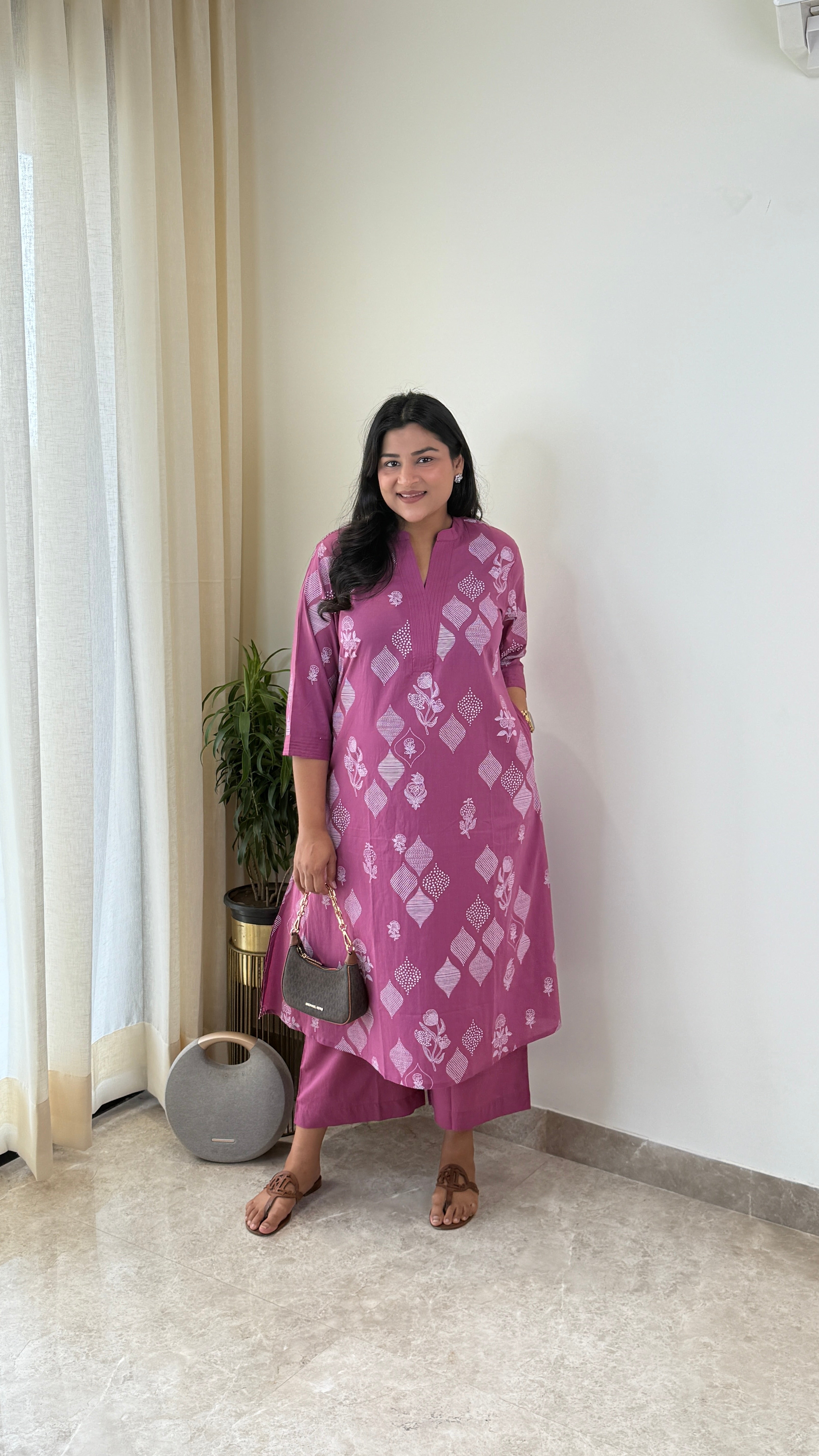 Farida Pink Kurta Pants 