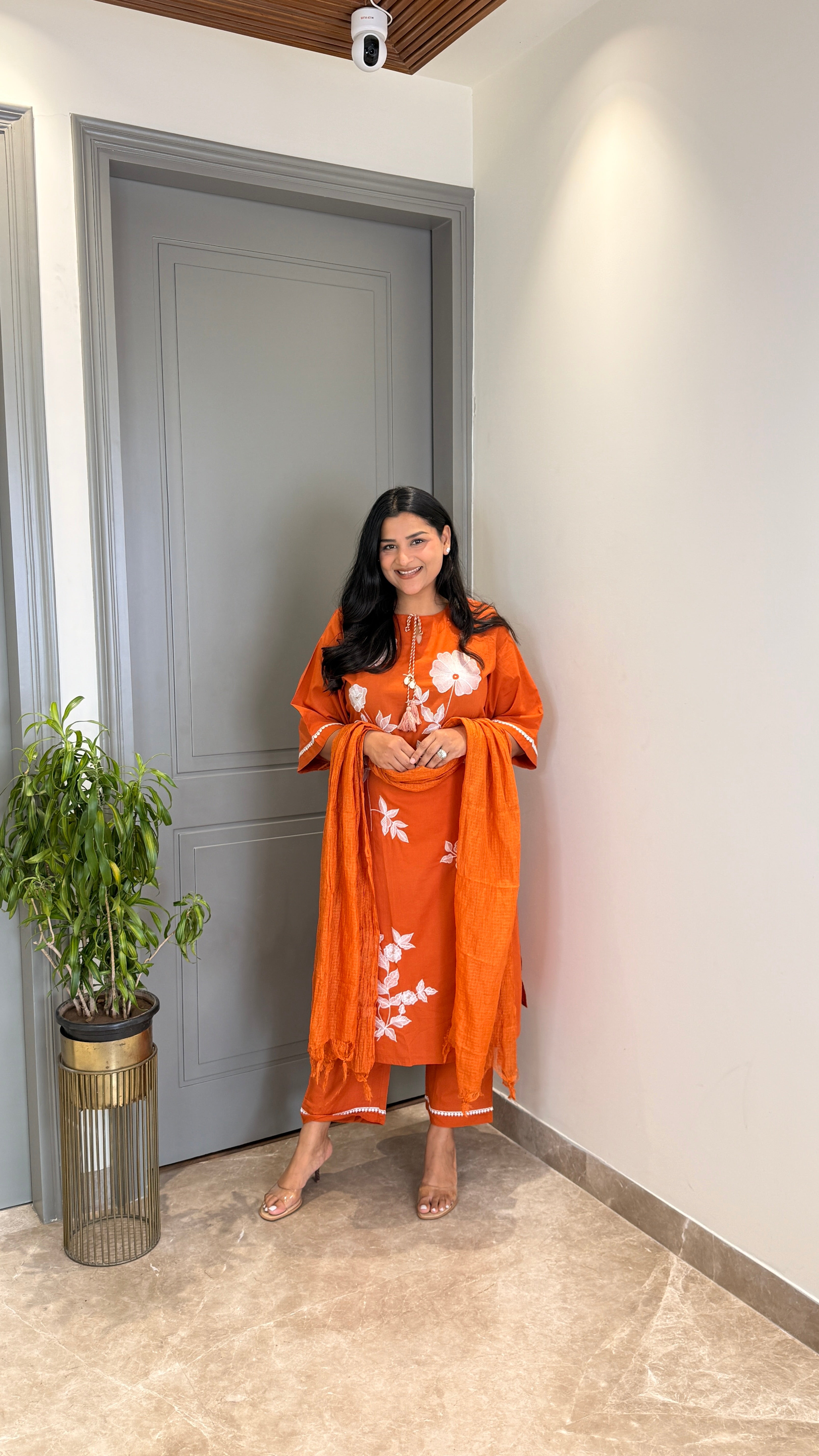 Aanya Rust Suit Set shrisa.in