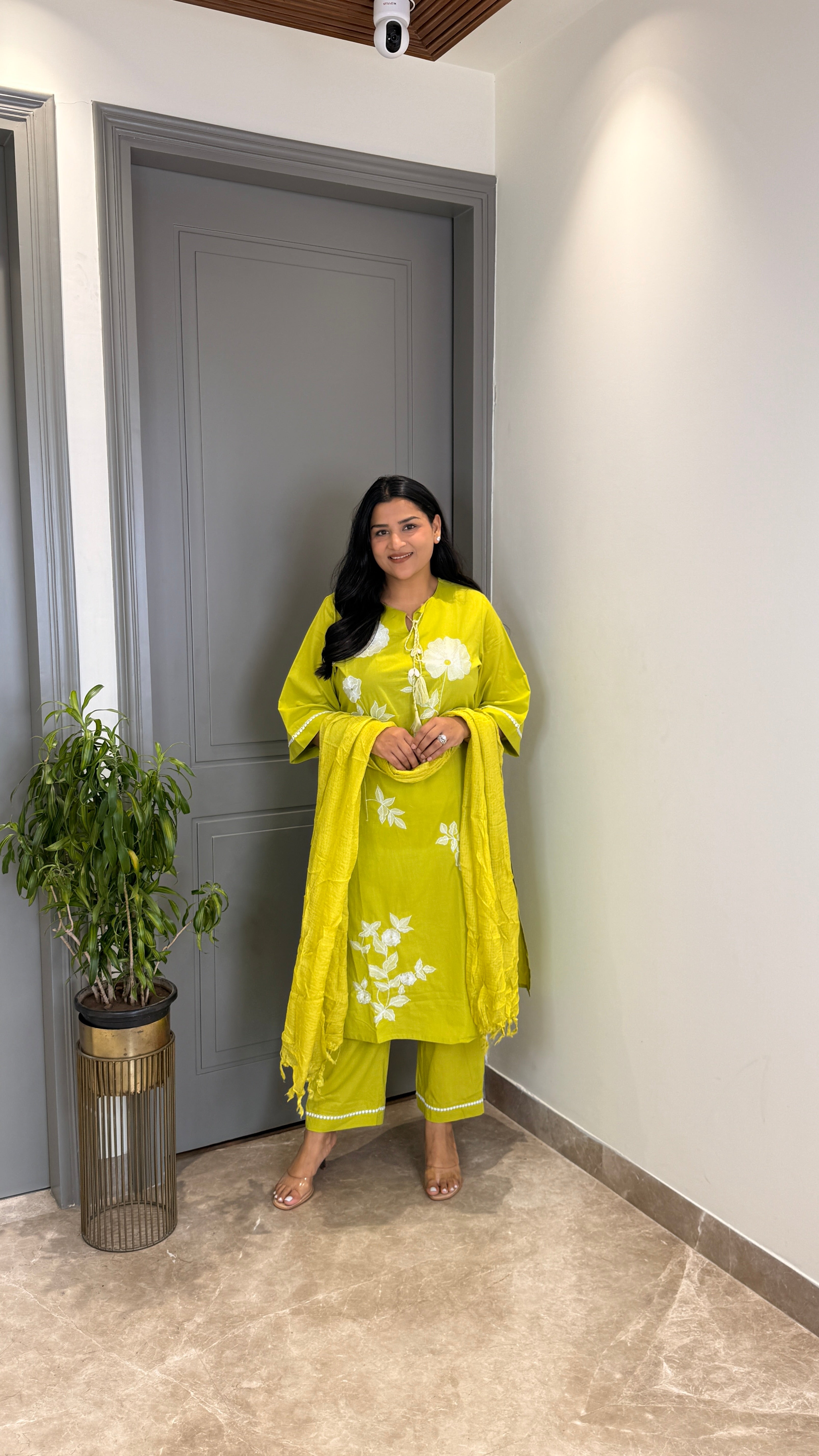 Aanya Green Suit Set shrisa.in