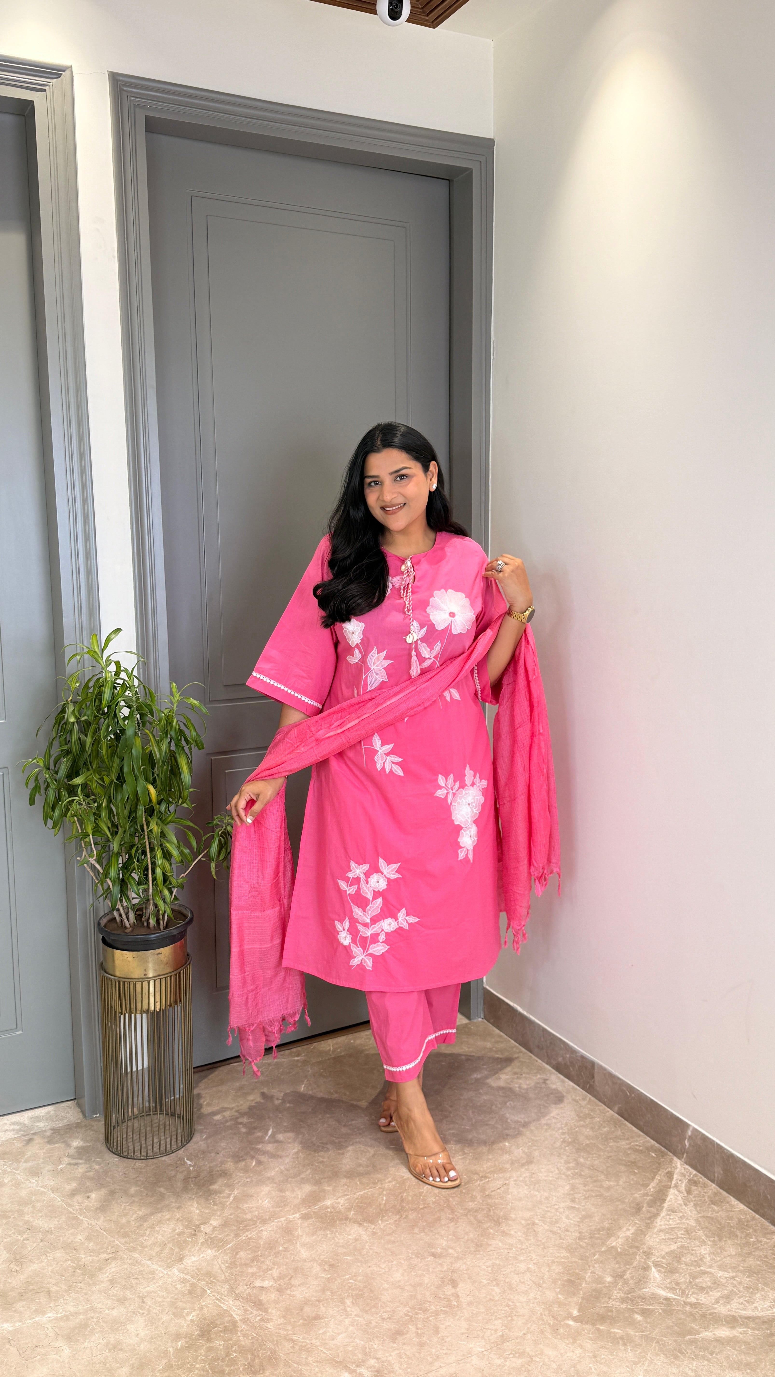 Aanya Pink Suit Set shrisa.in