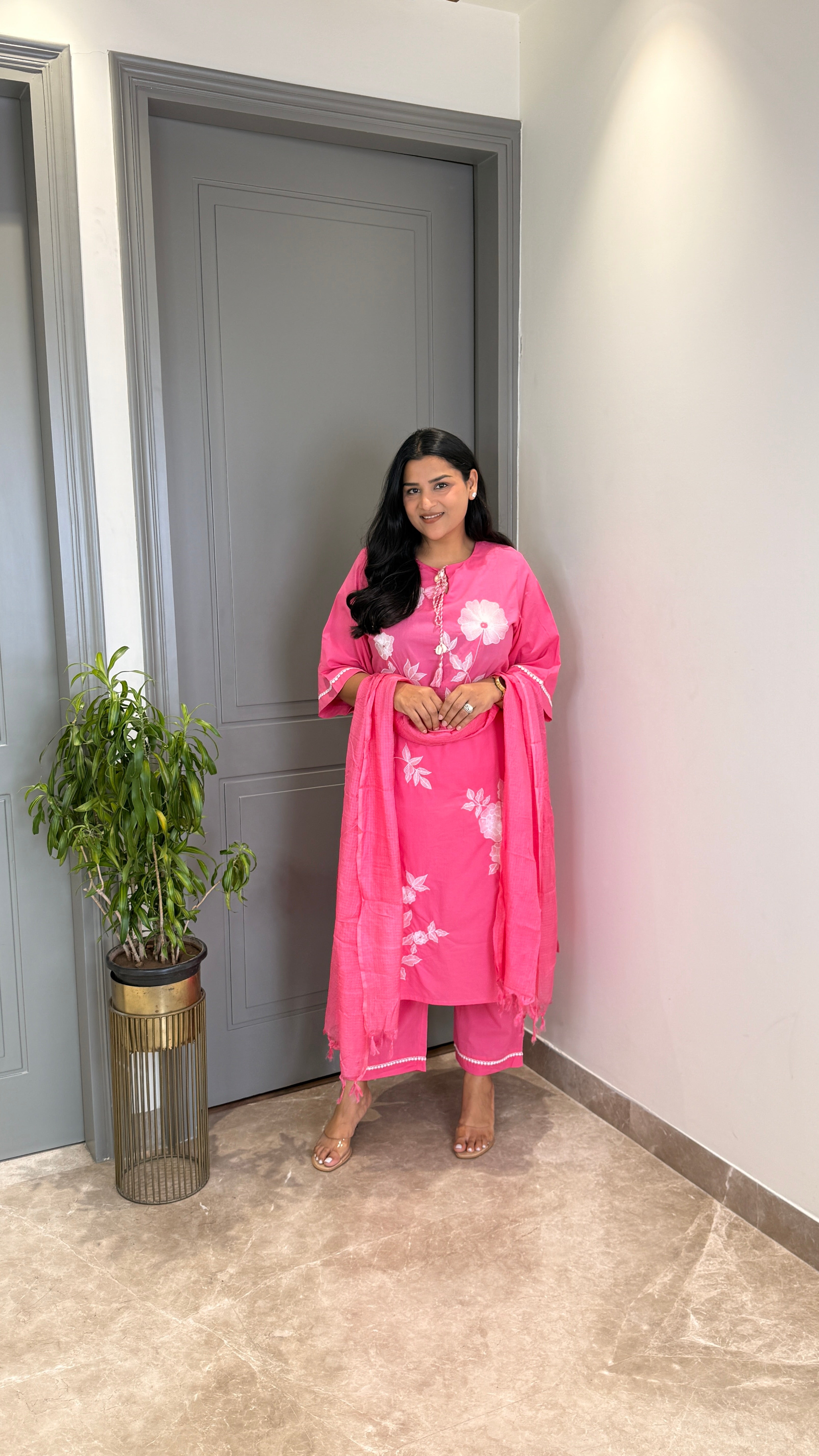 Aanya Pink Suit Set shrisa.in