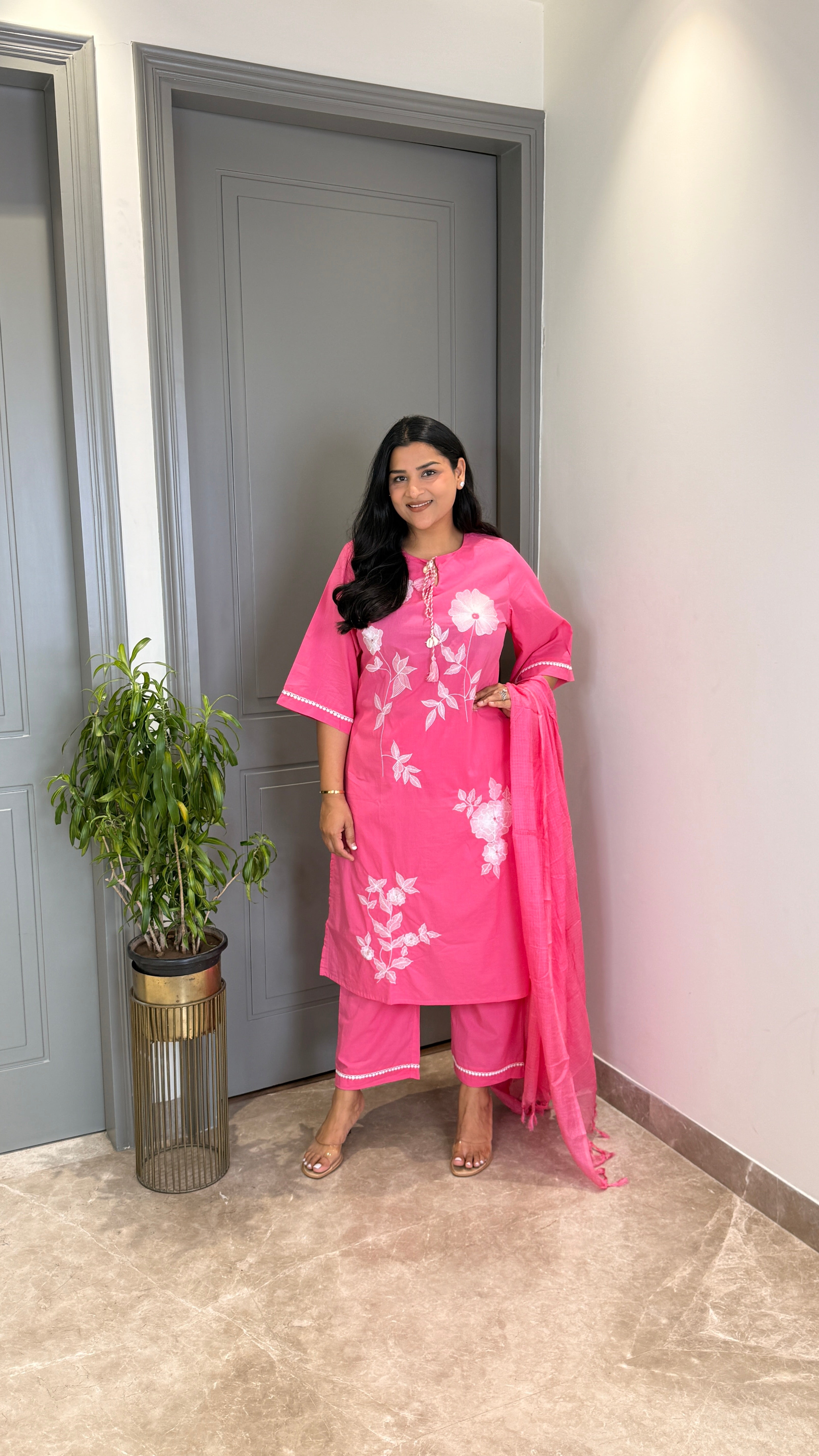Aanya Pink Suit Set shrisa.in