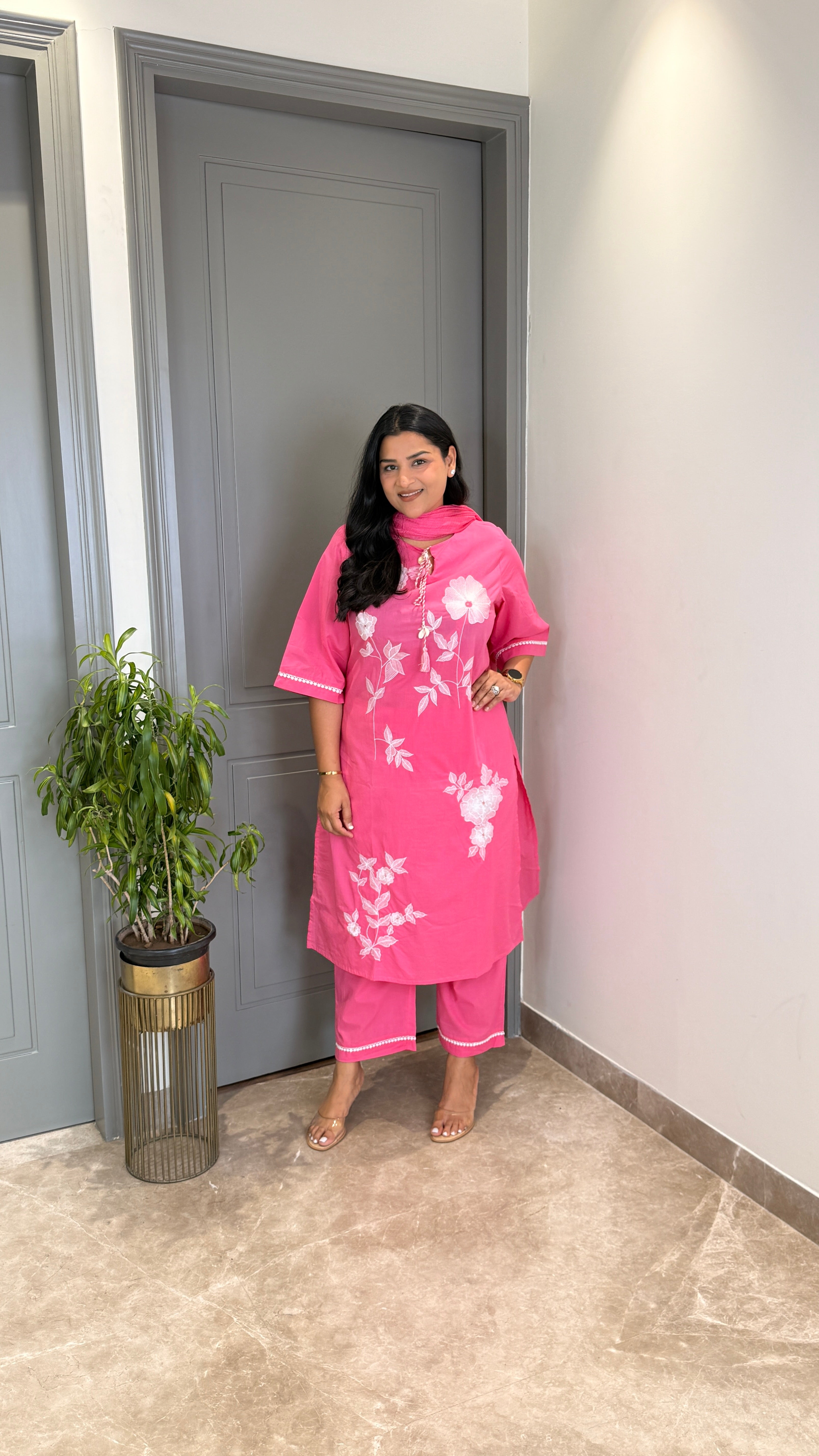 Aanya Pink Suit Set shrisa.in