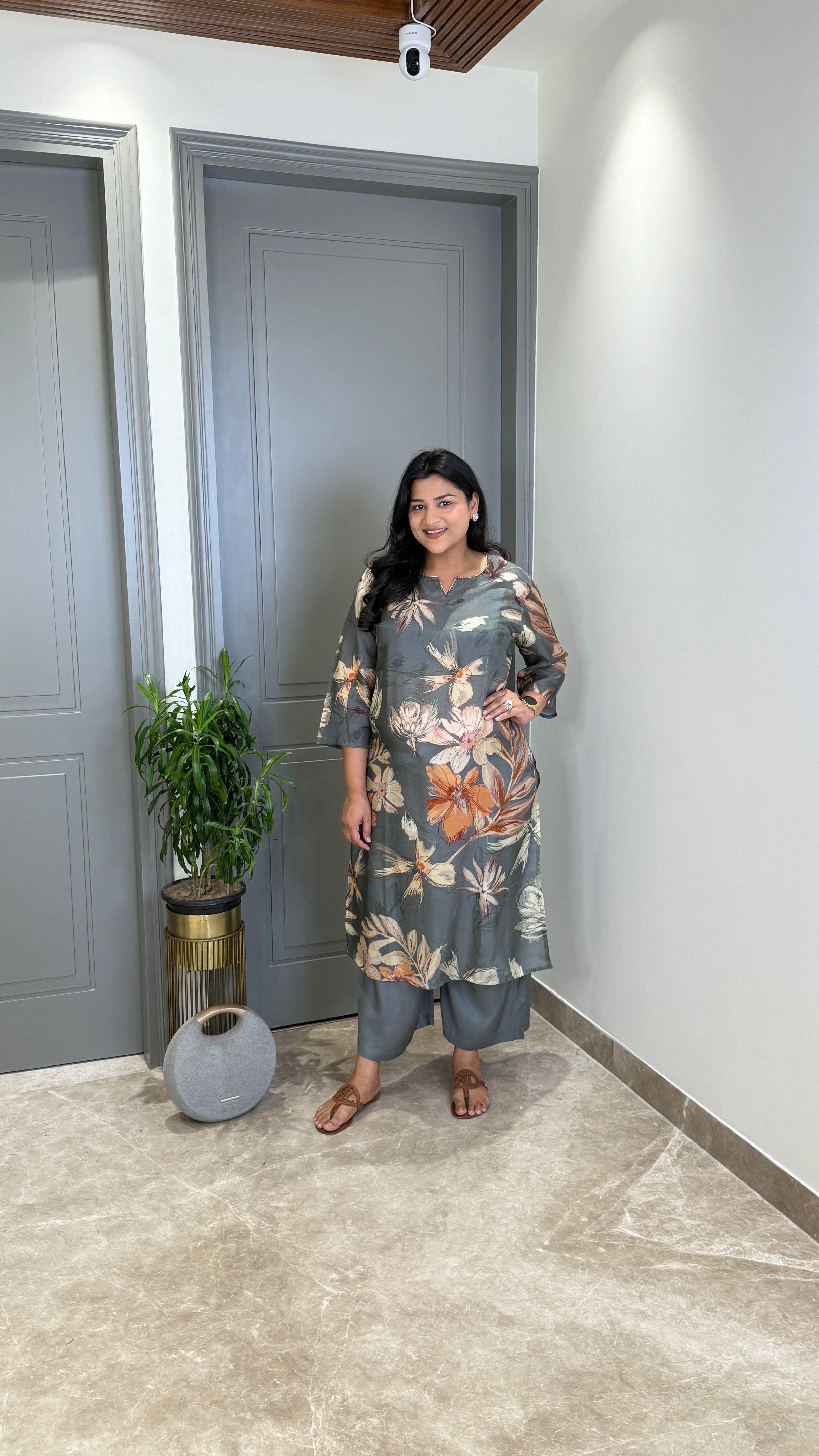 Siya Grey Kurta Pants