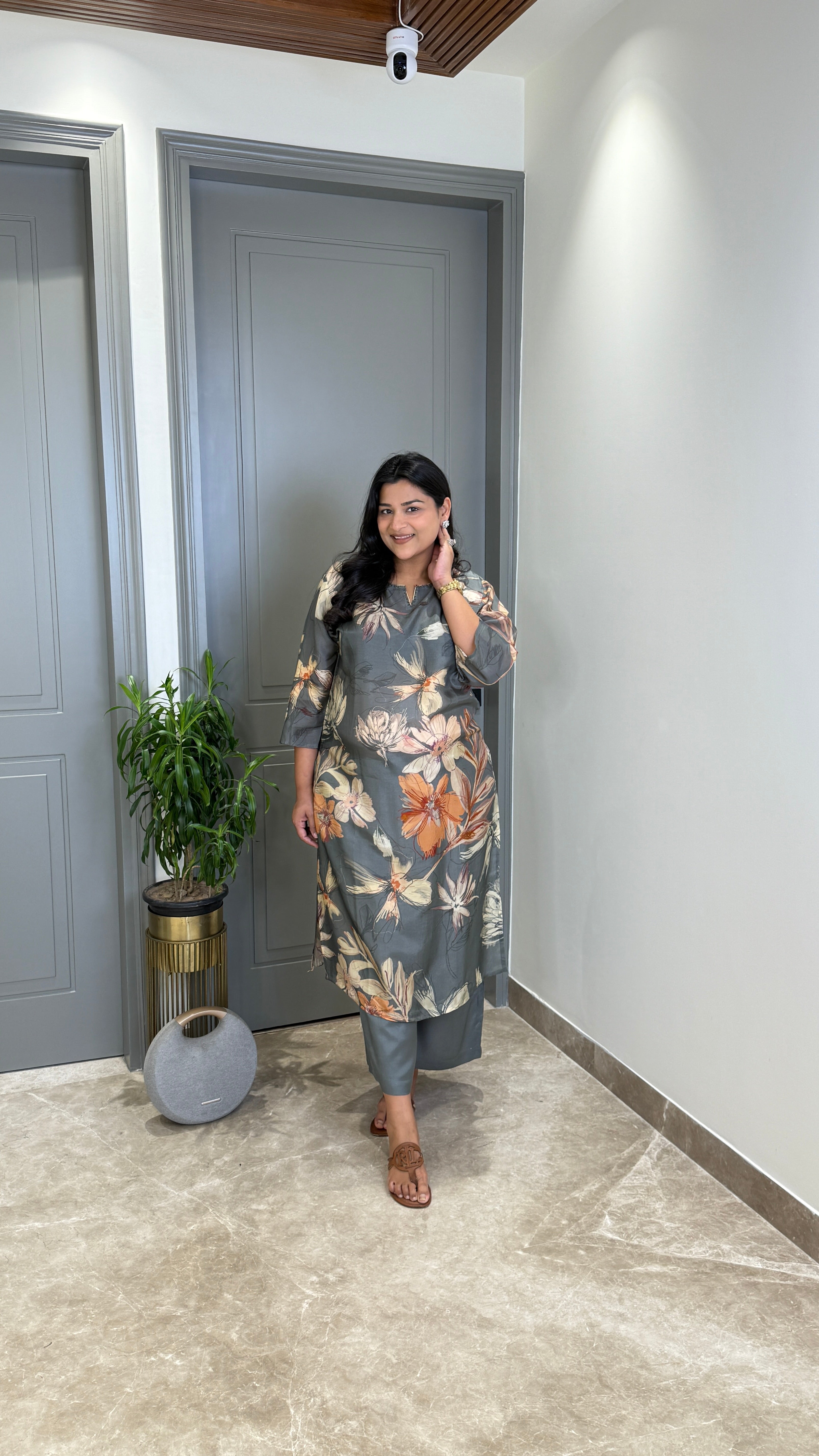 Siya Grey Kurta Pants