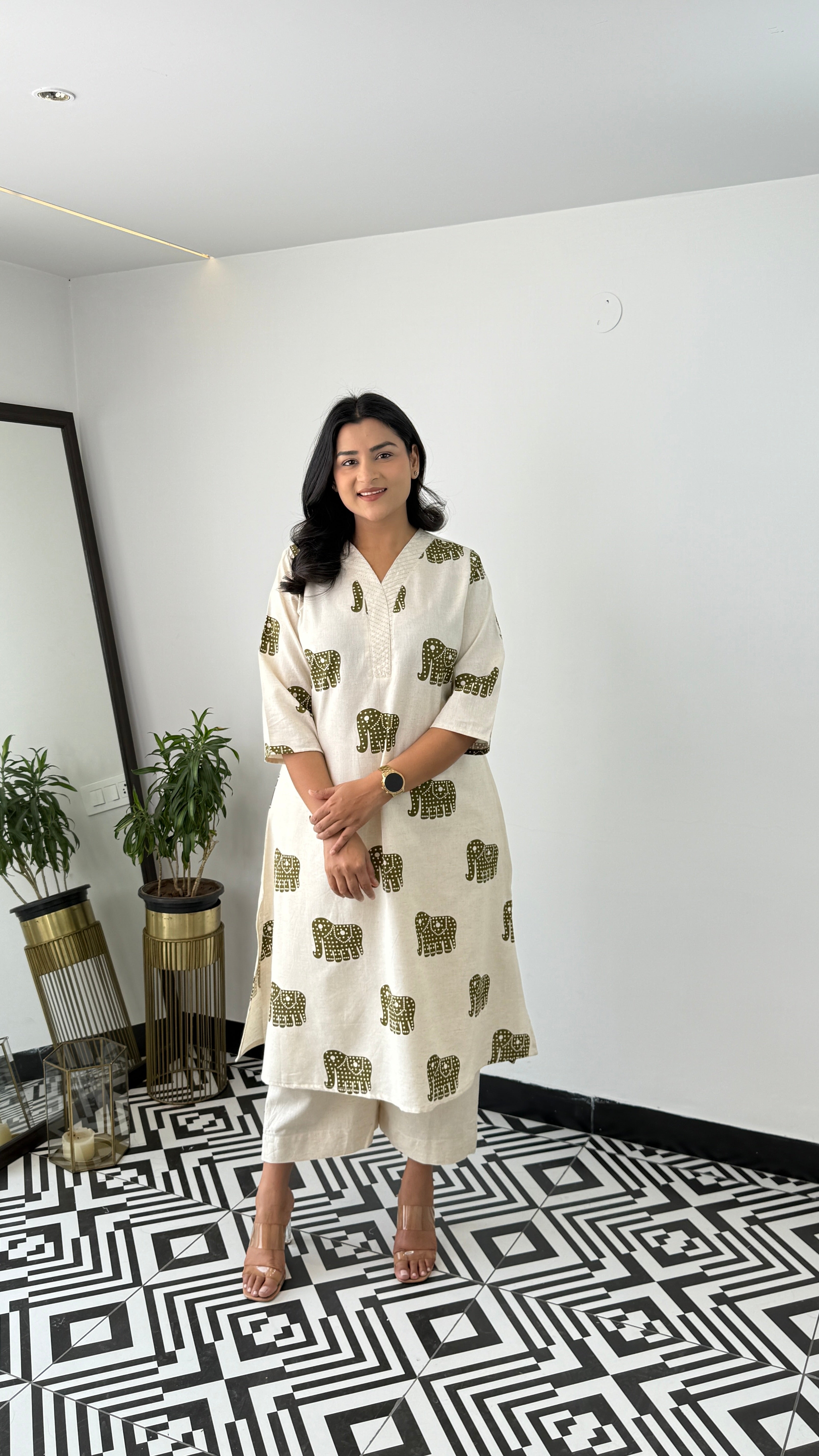 Jumbo Brown Kurta Pants