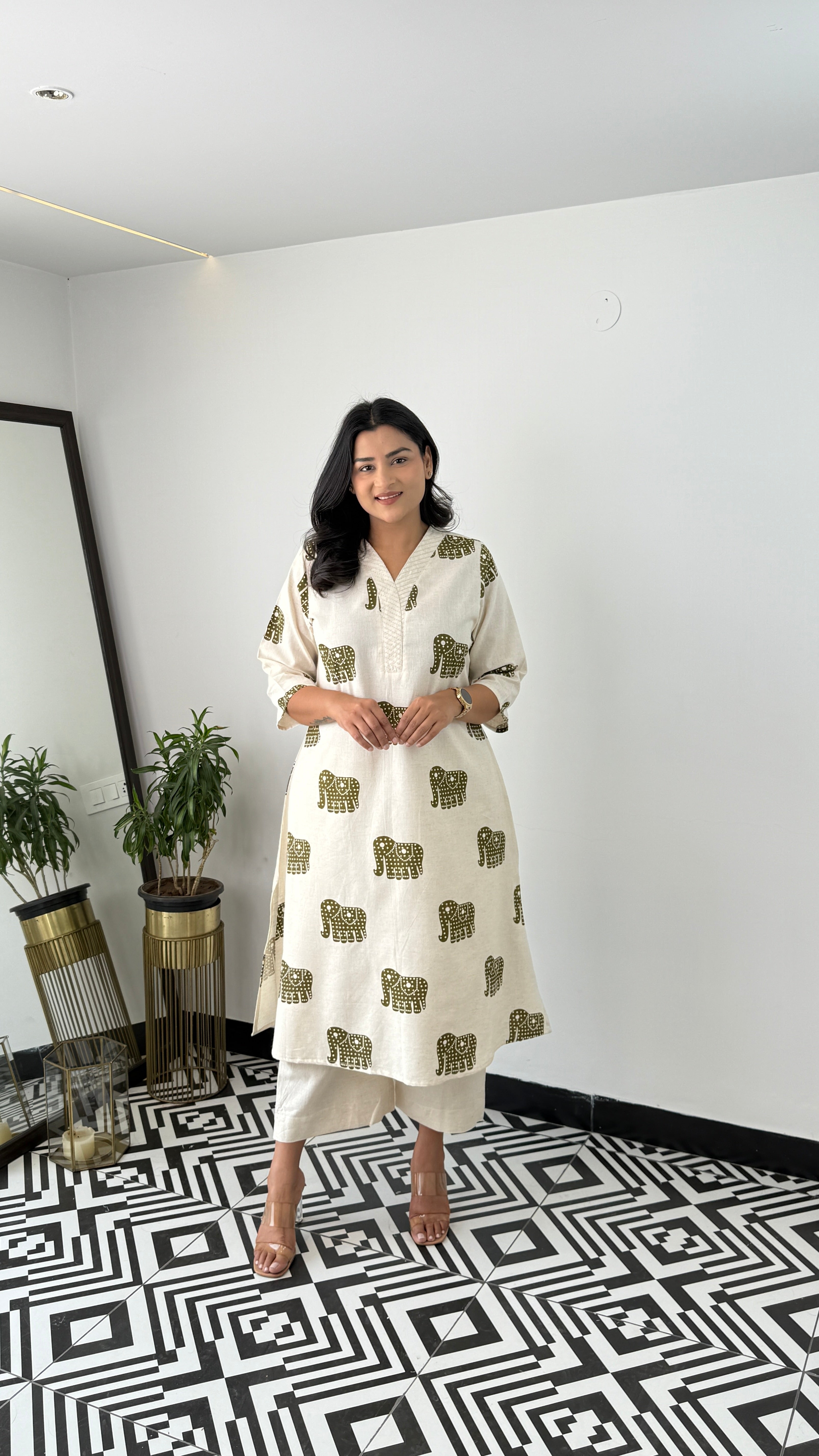 Jumbo Brown Kurta Pants