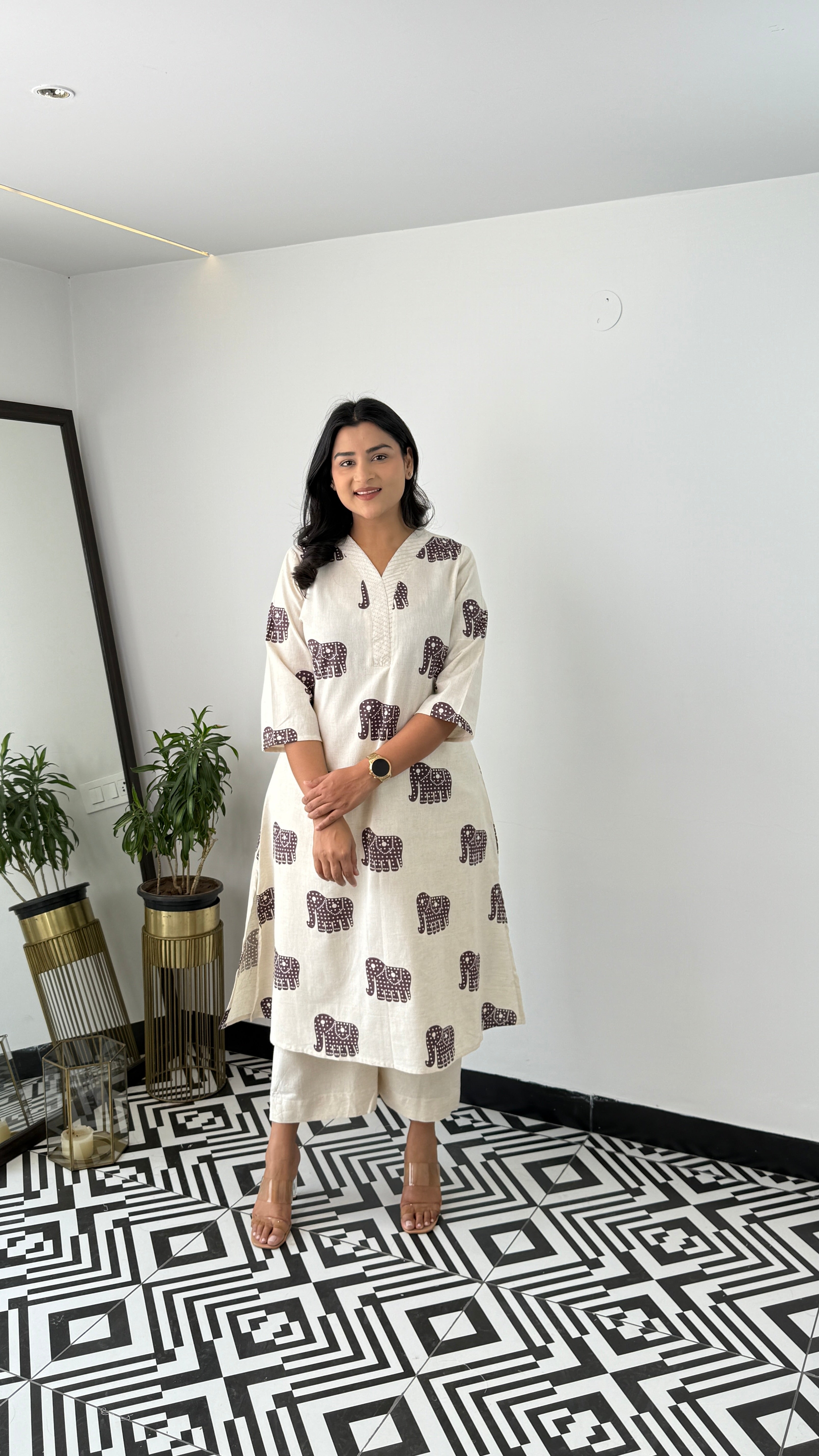 Jumbo Green Kurta Pants