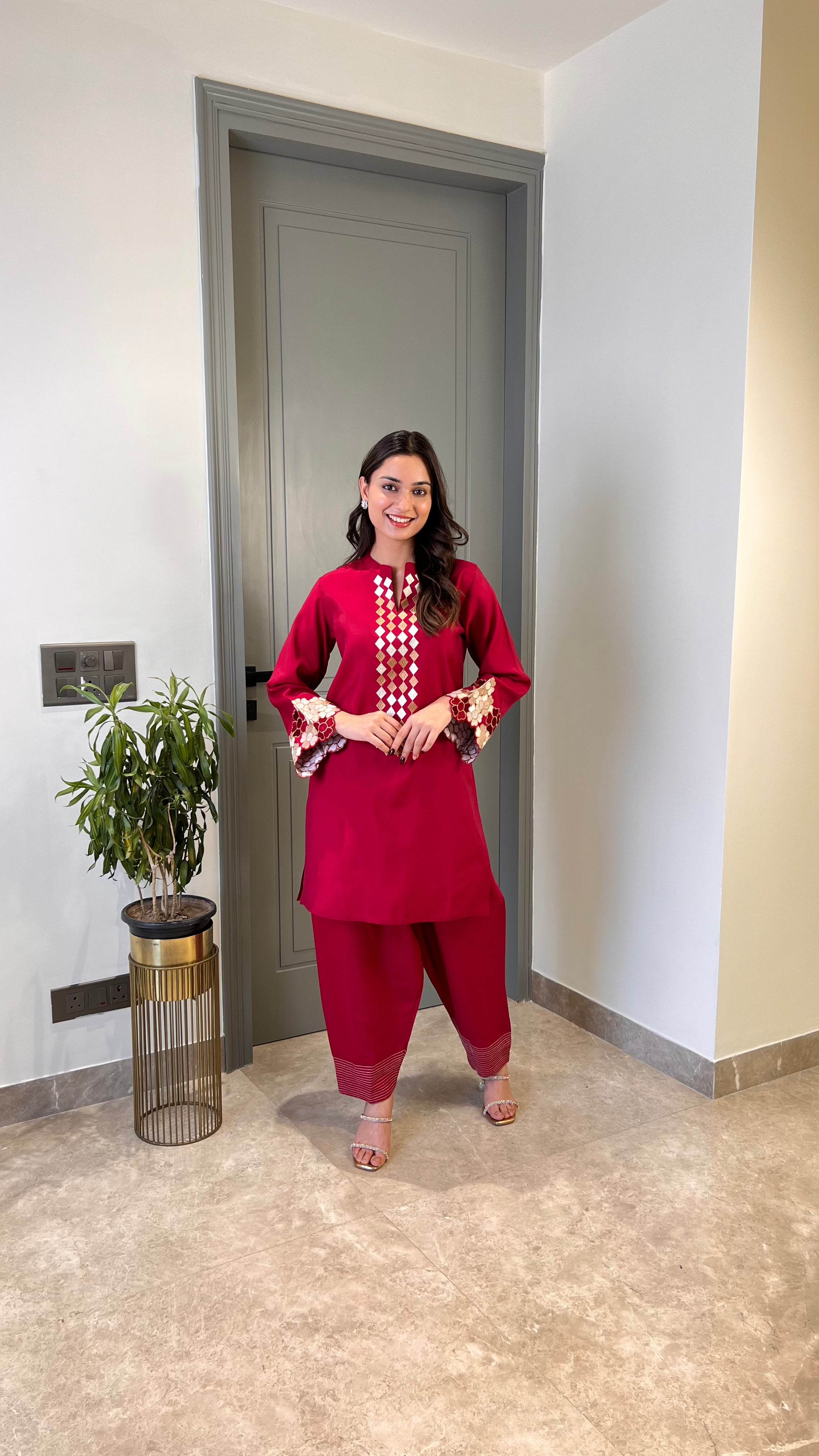 Diamond Pink Cord Set