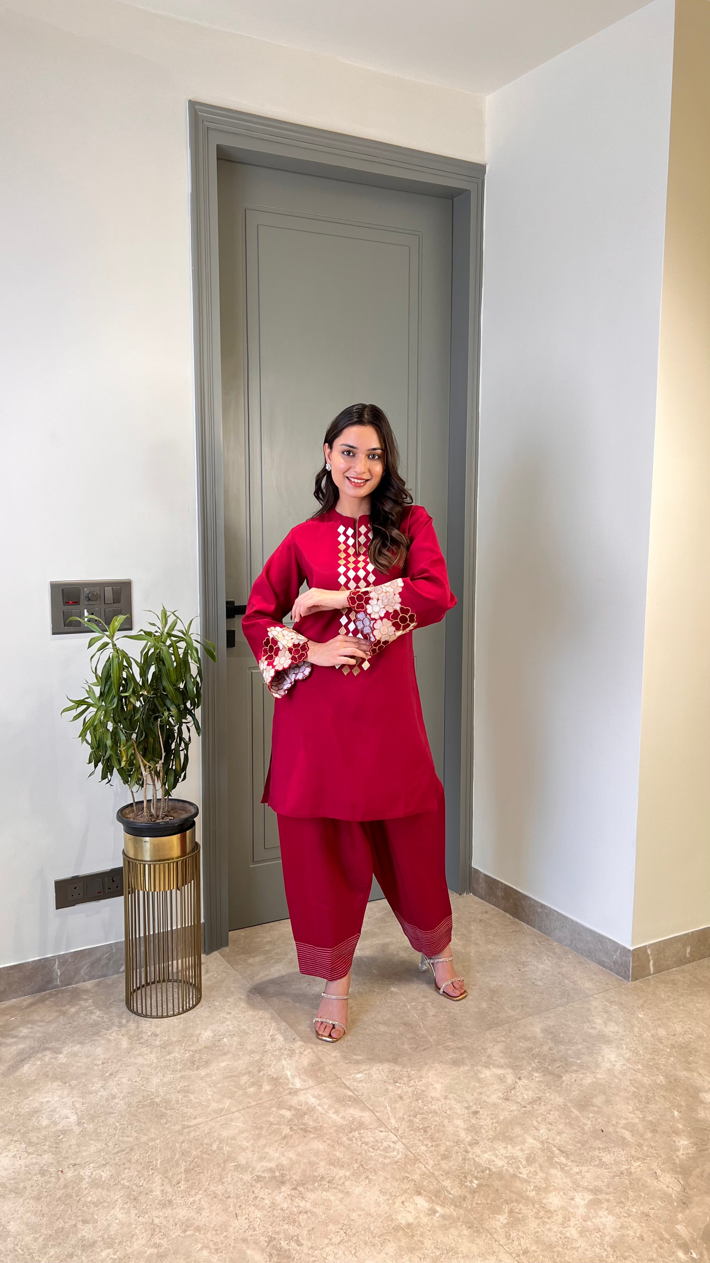 Diamond Pink Cord Set