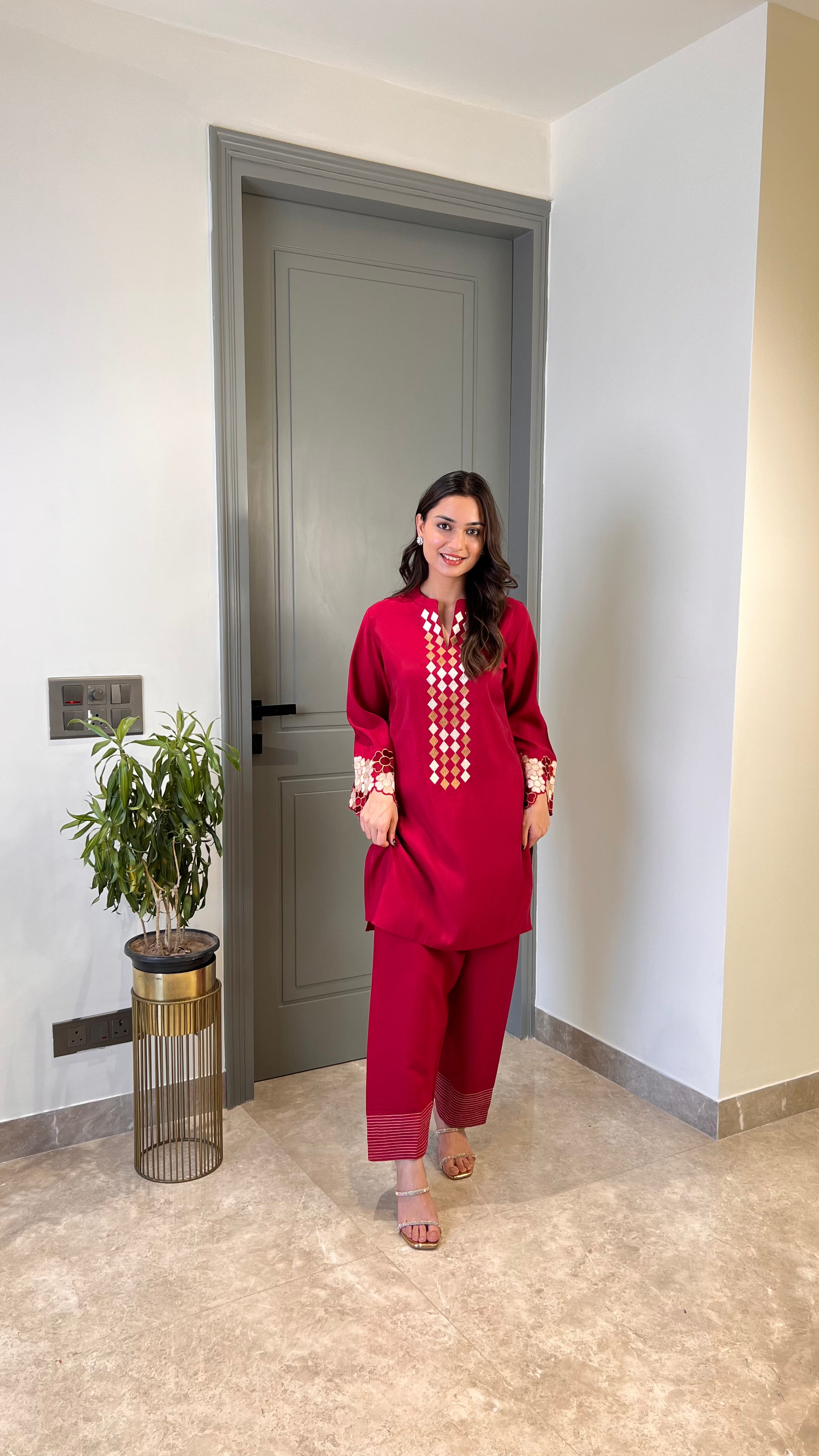 Diamond Pink Cord Set