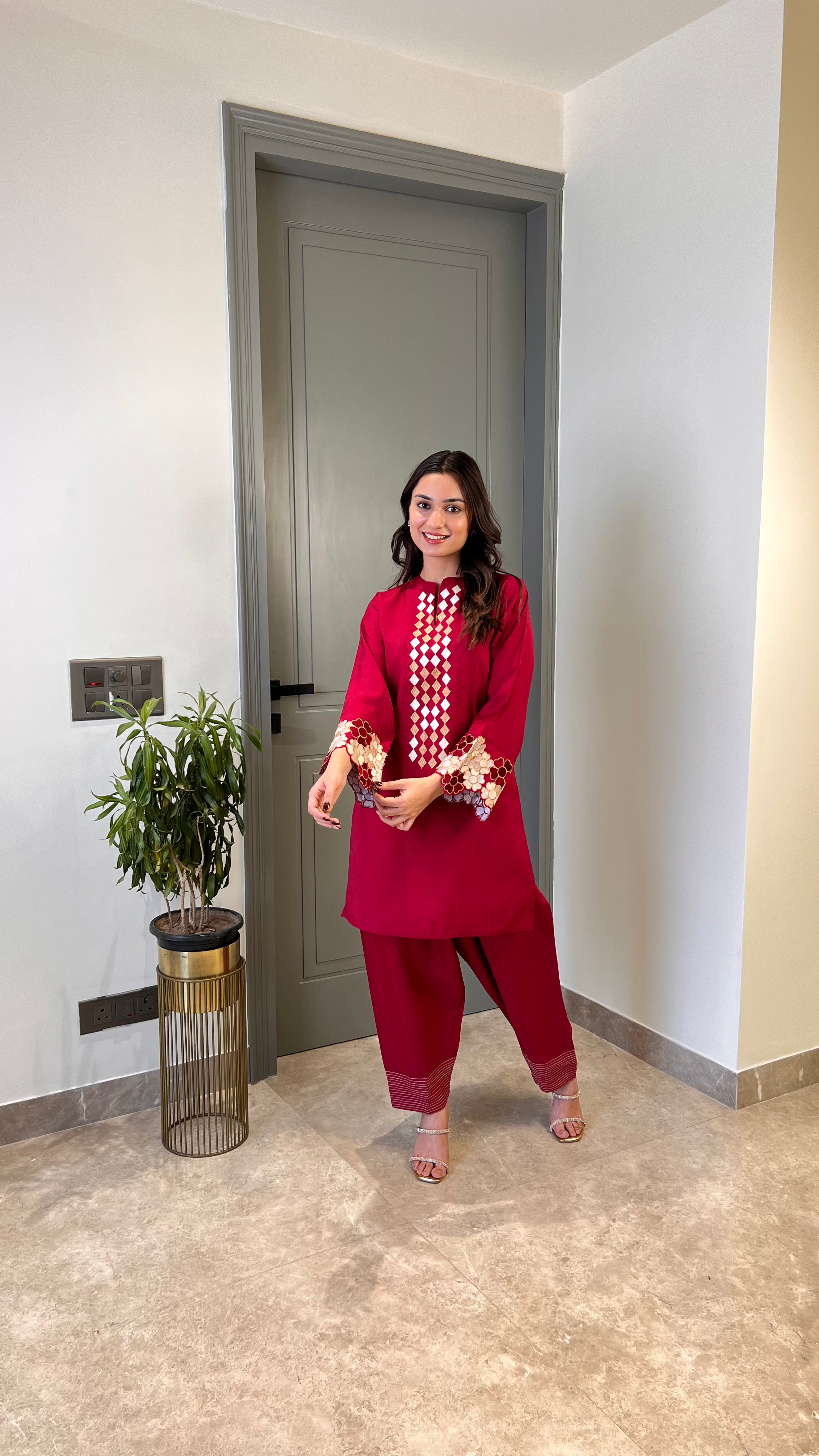 Diamond Pink Cord Set