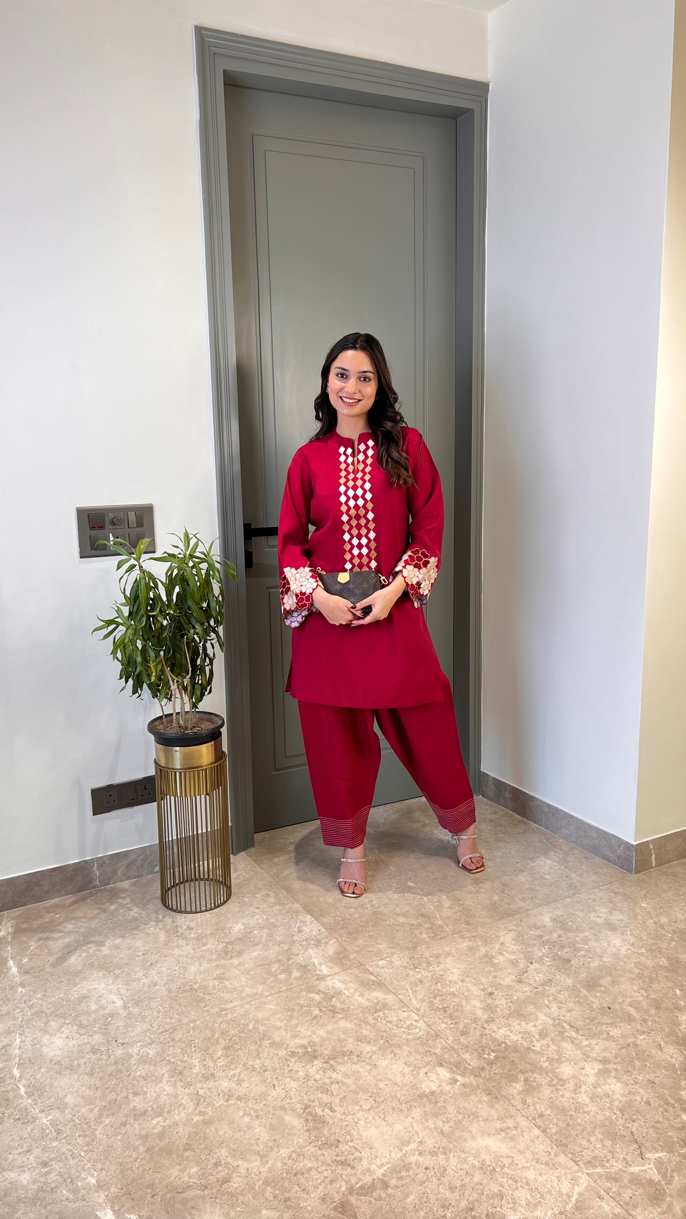 Diamond Pink Cord Set