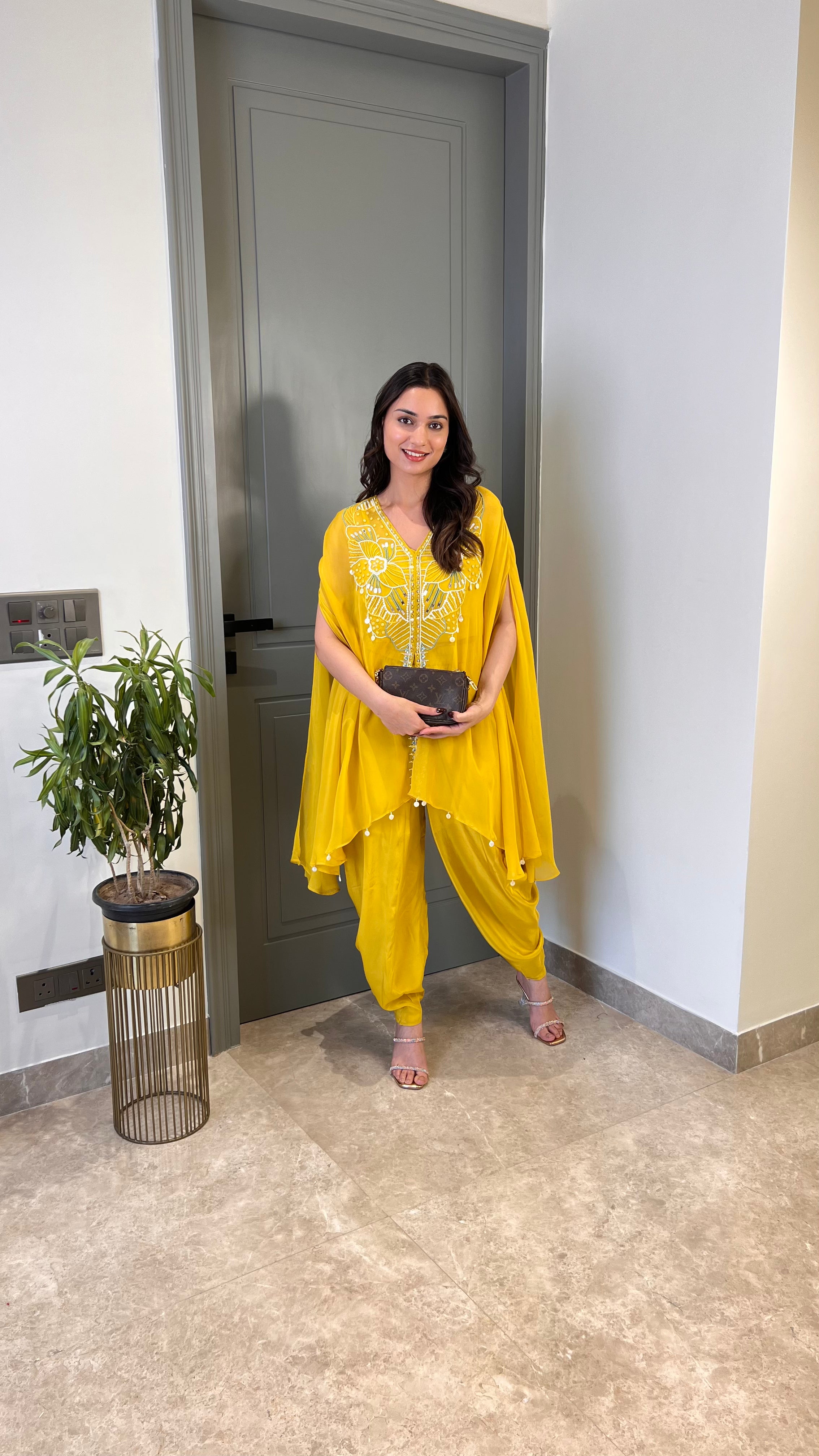 Yellow Pearl Tulip Indo Western