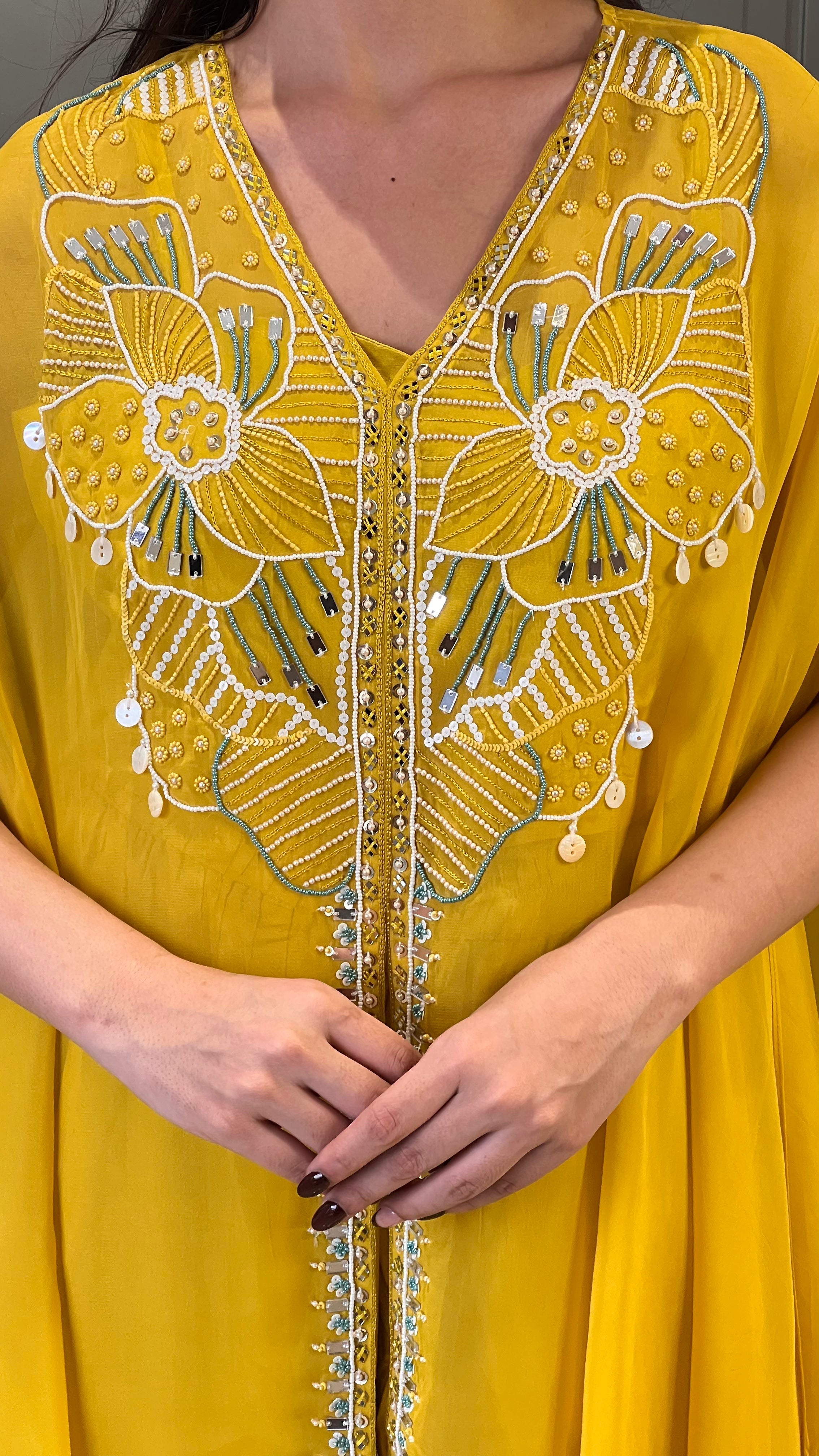 Yellow Pearl Tulip Indo Western