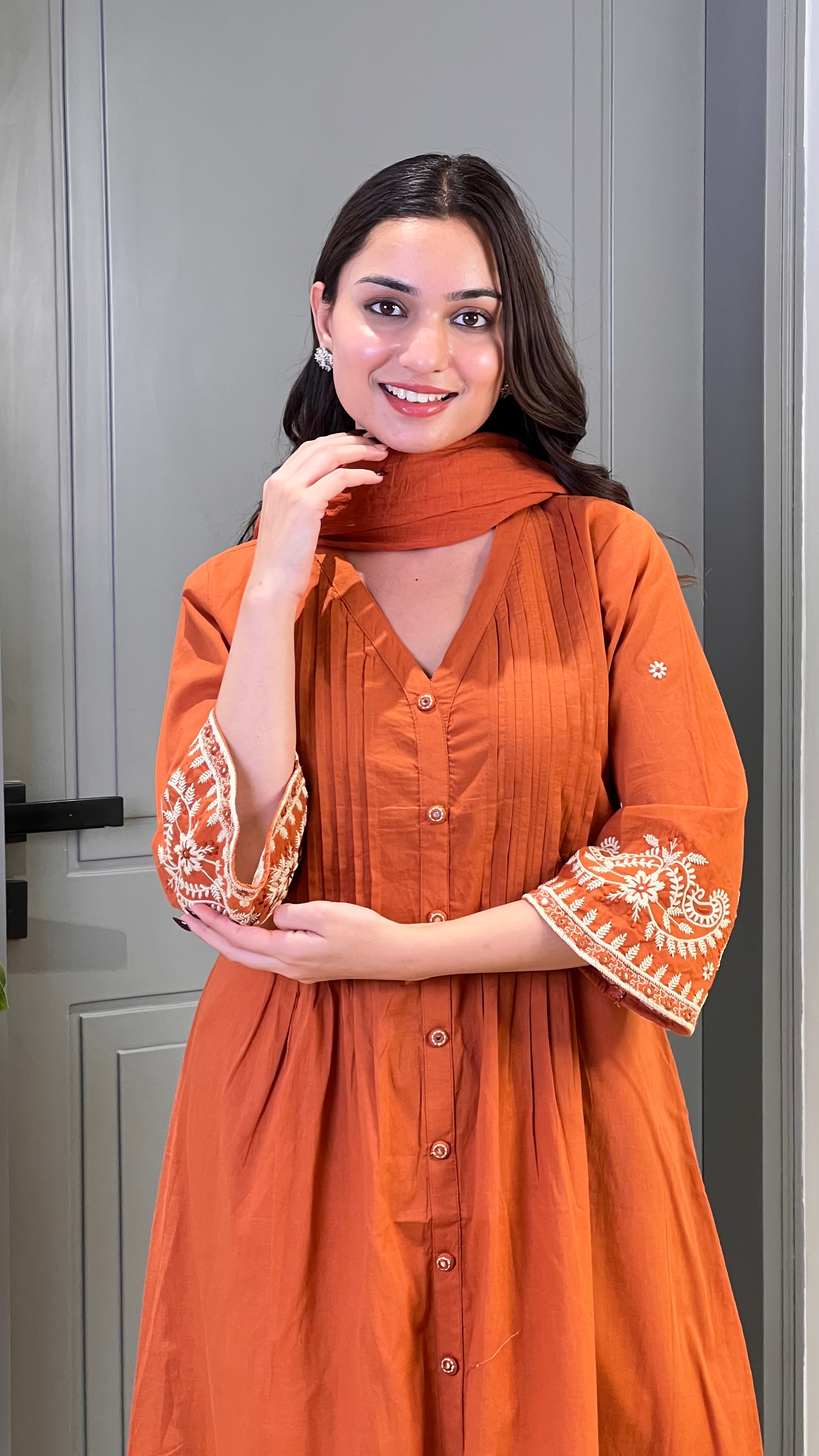 Central Rust Suit Set