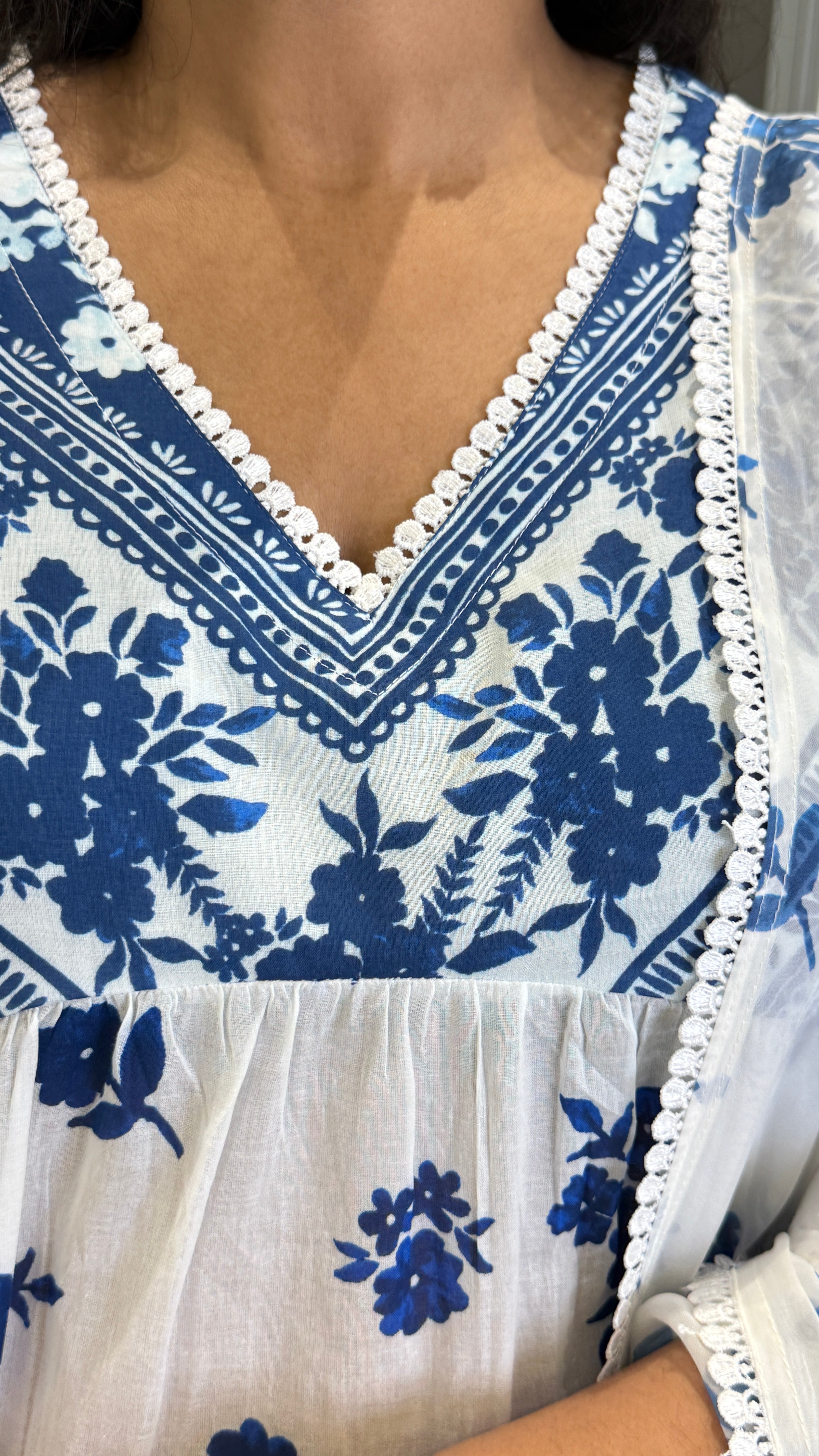 Blue & White Loom Suit Set