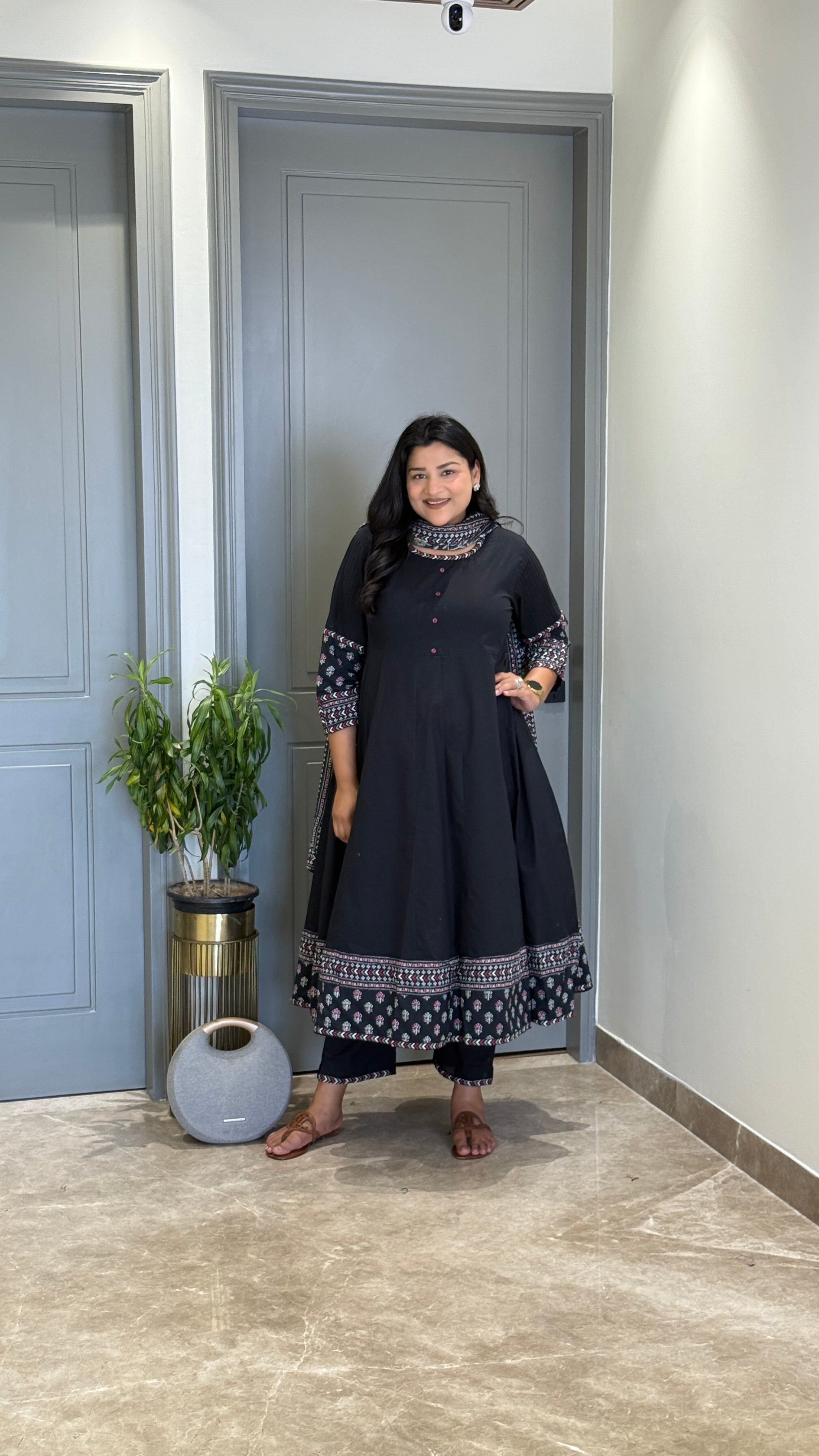Black Jacket Suit Set