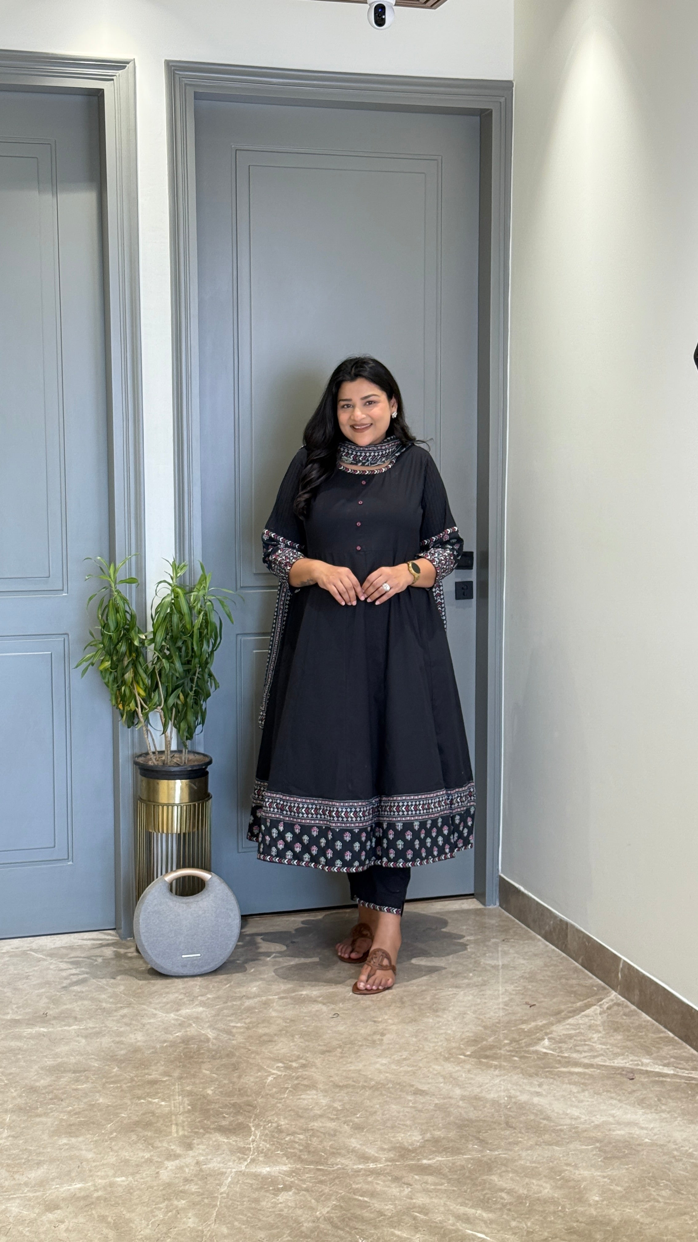 Black Jacket Suit Set
