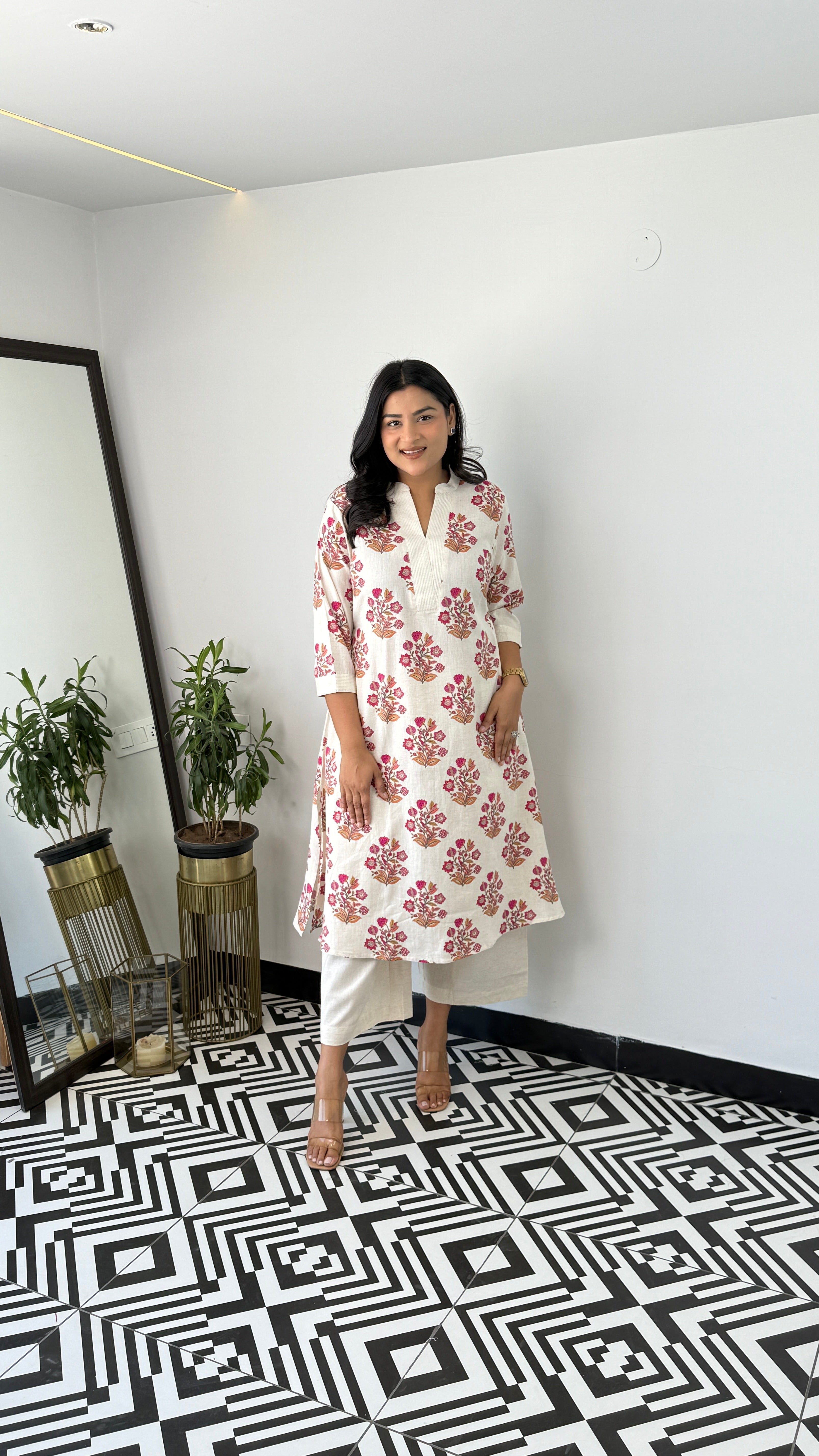 Ram Buti Pink Kurta Pants