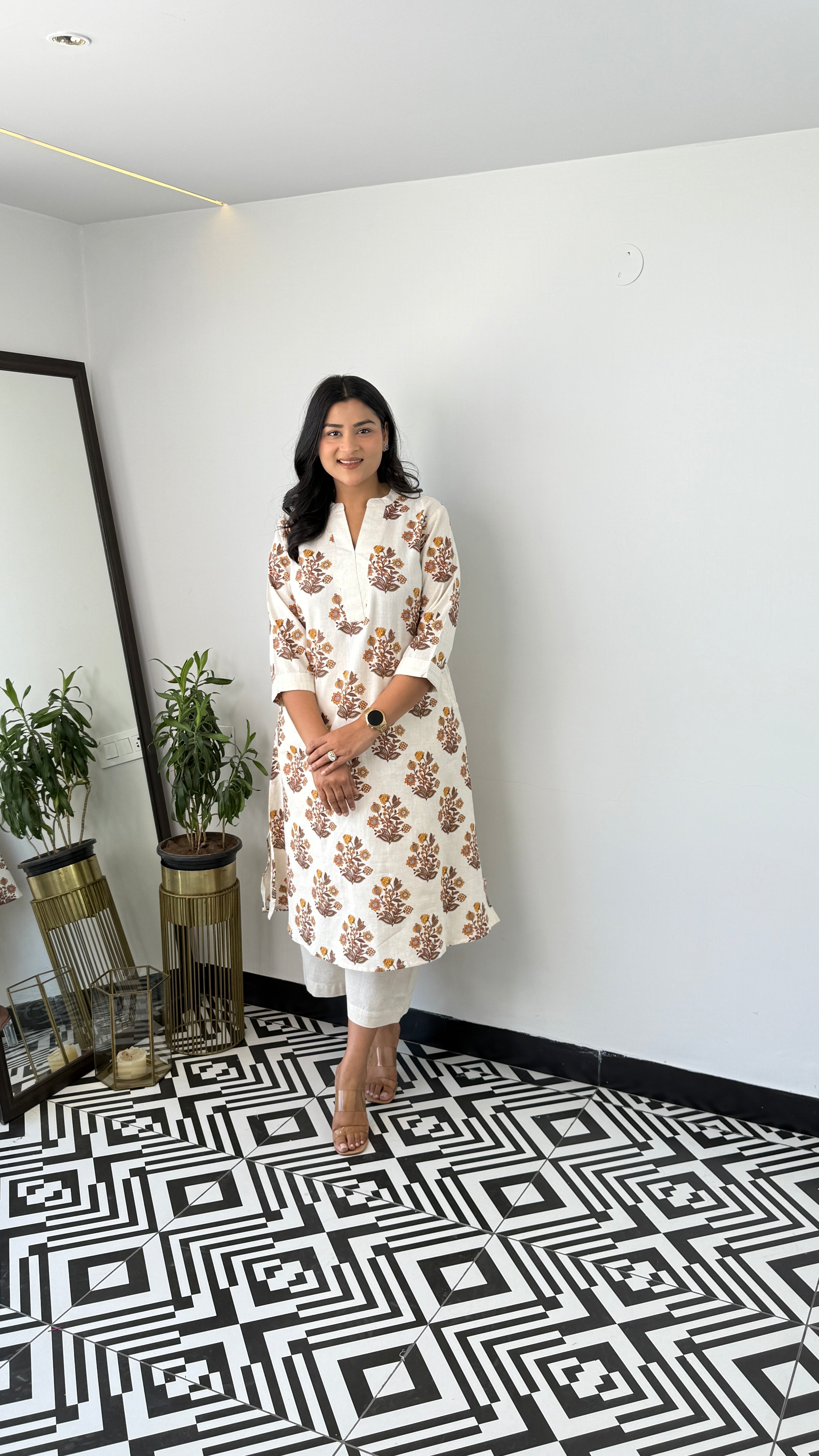 Ram Buti Mustard Kurta Pants