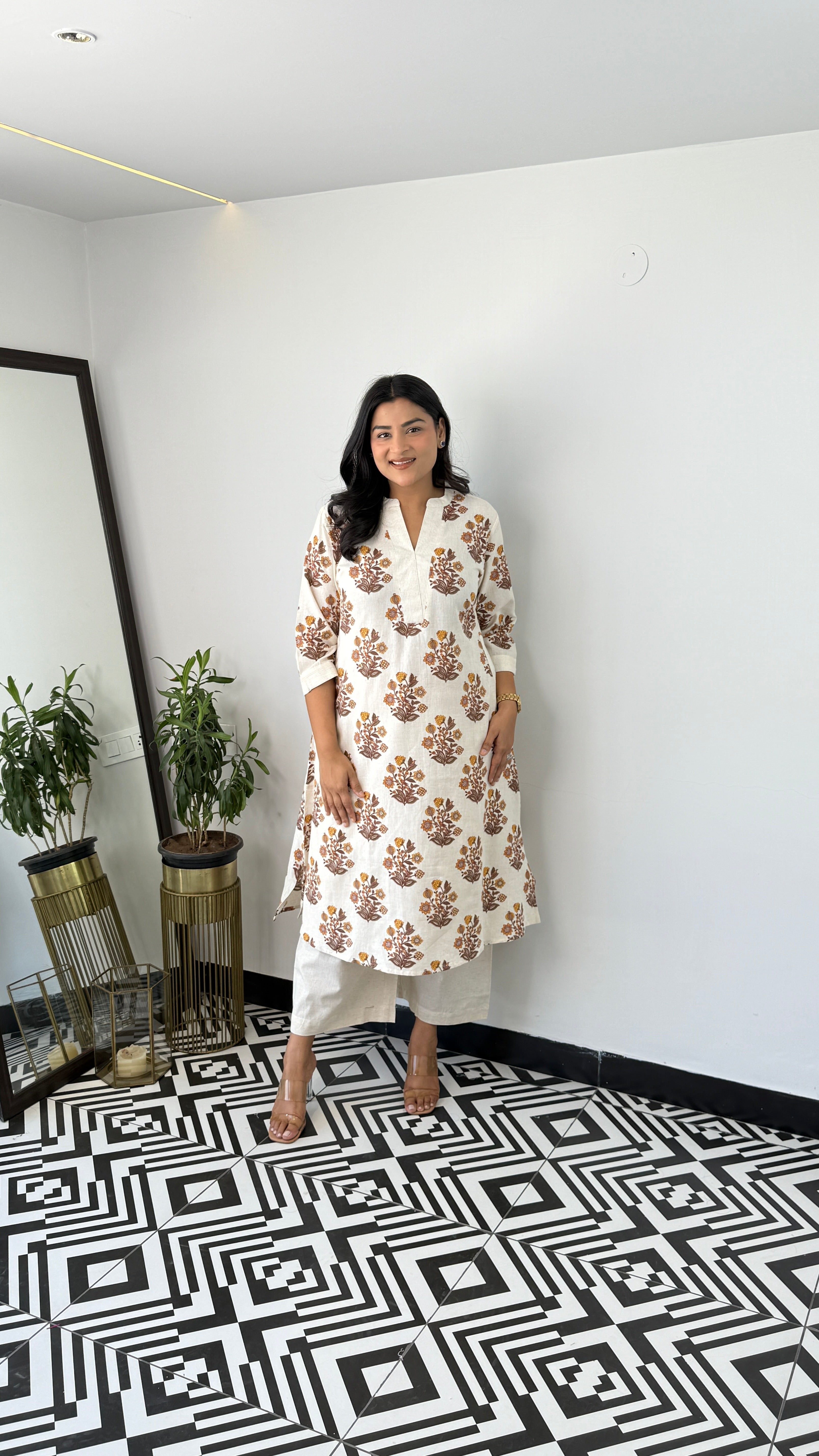 Ram Buti Mustard Kurta Pants