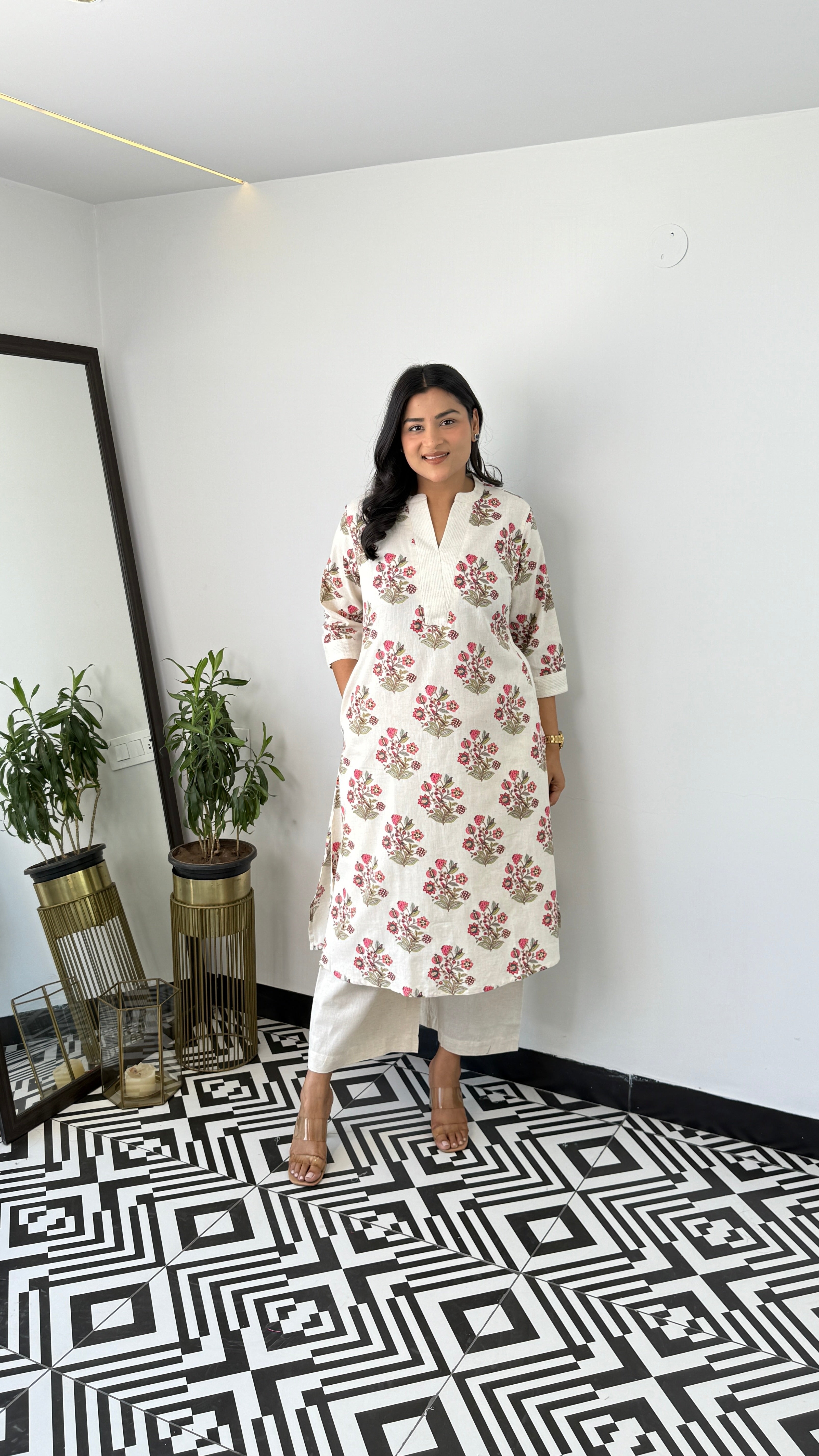 Ram Buti Magenta Kurta Pants