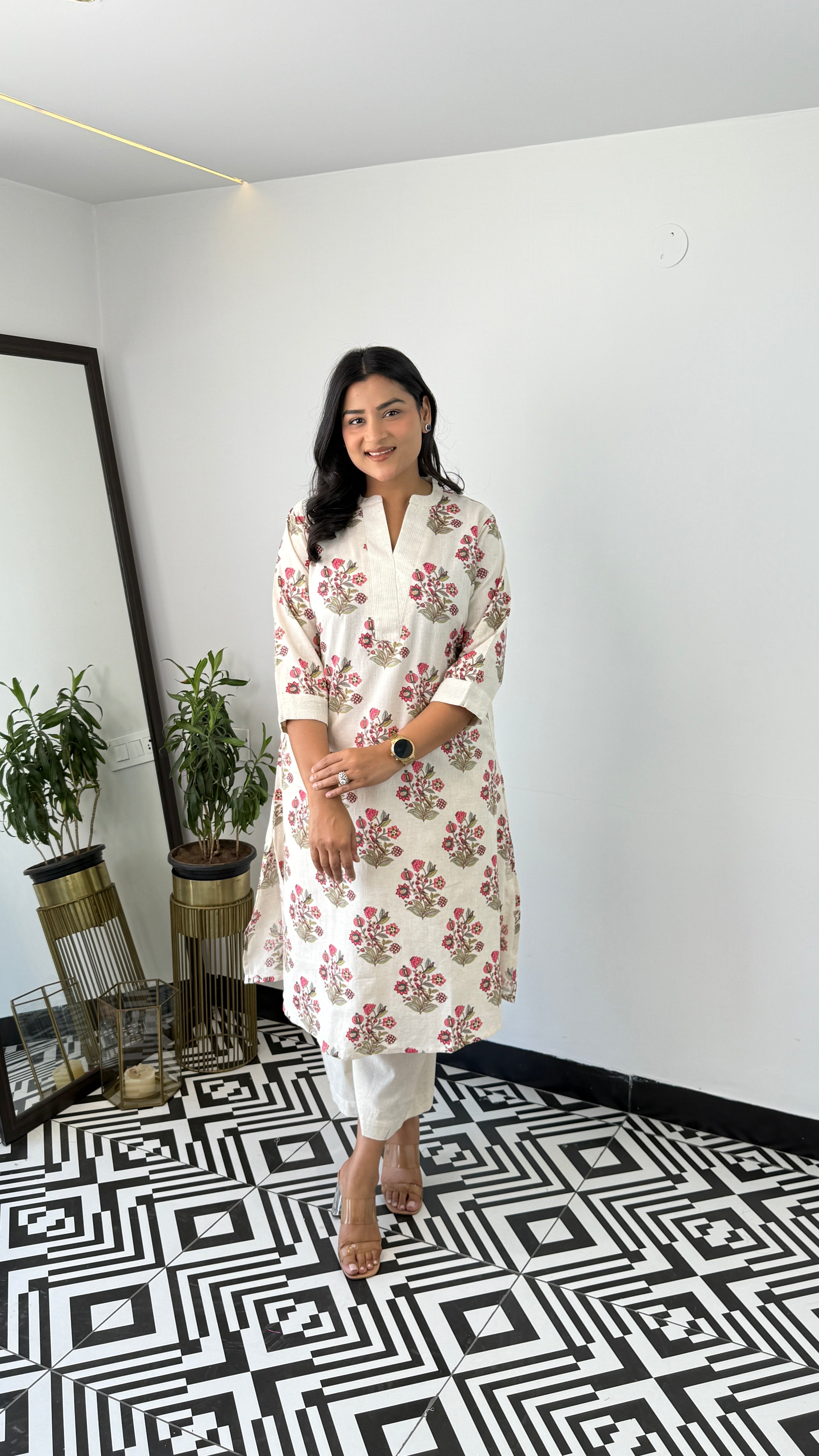 Ram Buti Magenta Kurta Pants