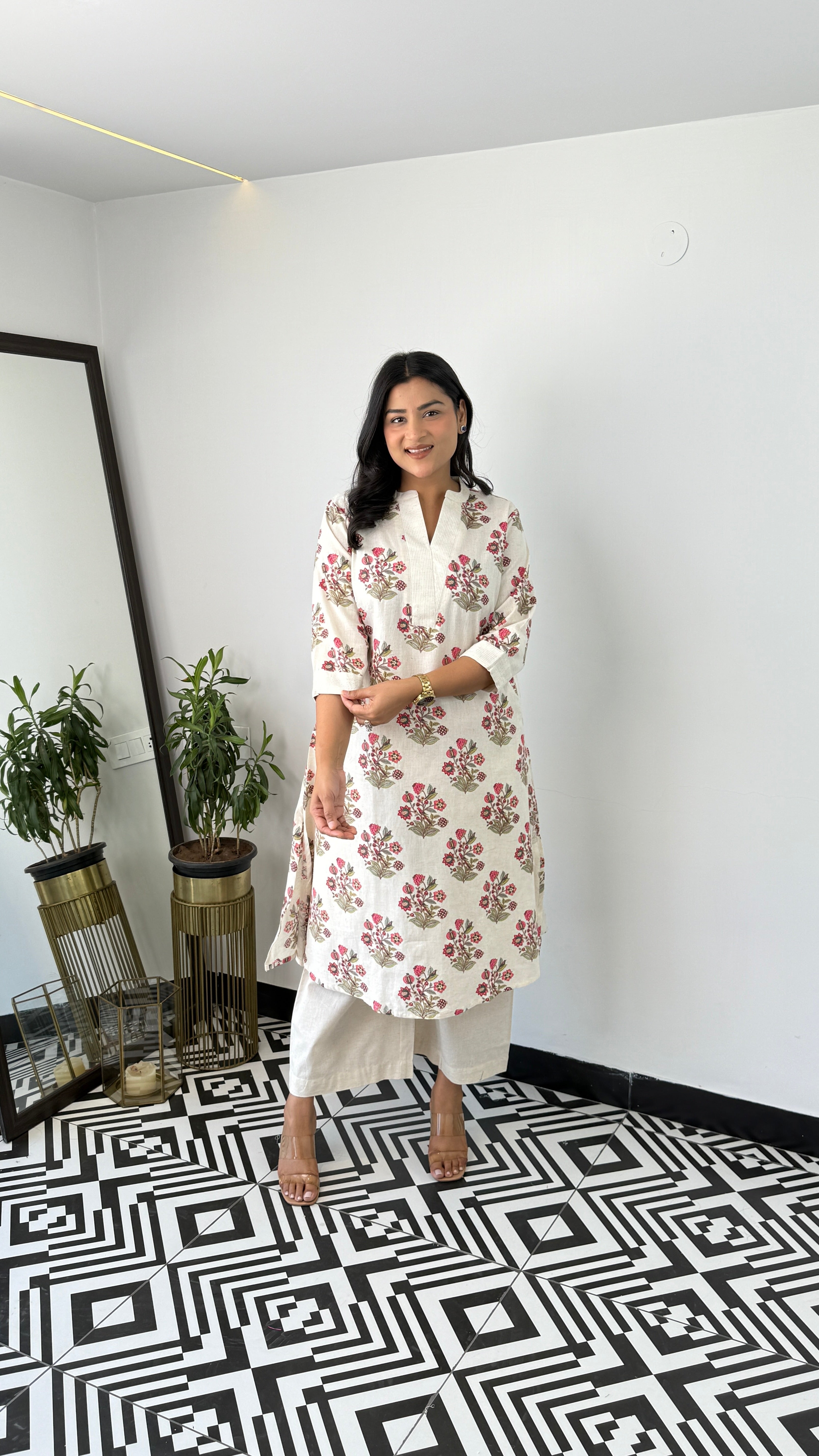 Ram Buti Magenta Kurta Pants