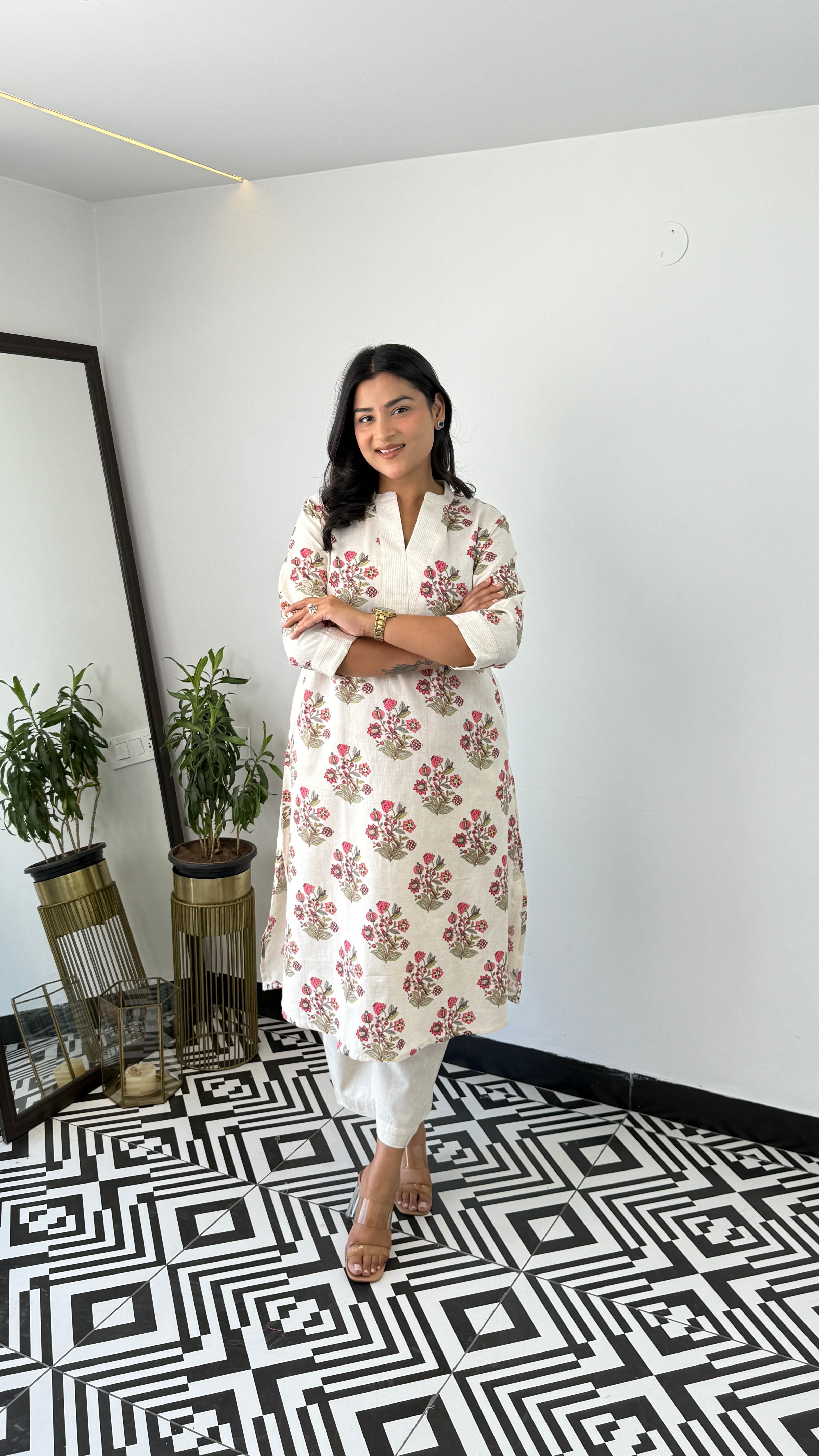 Ram Buti Magenta Kurta Pants