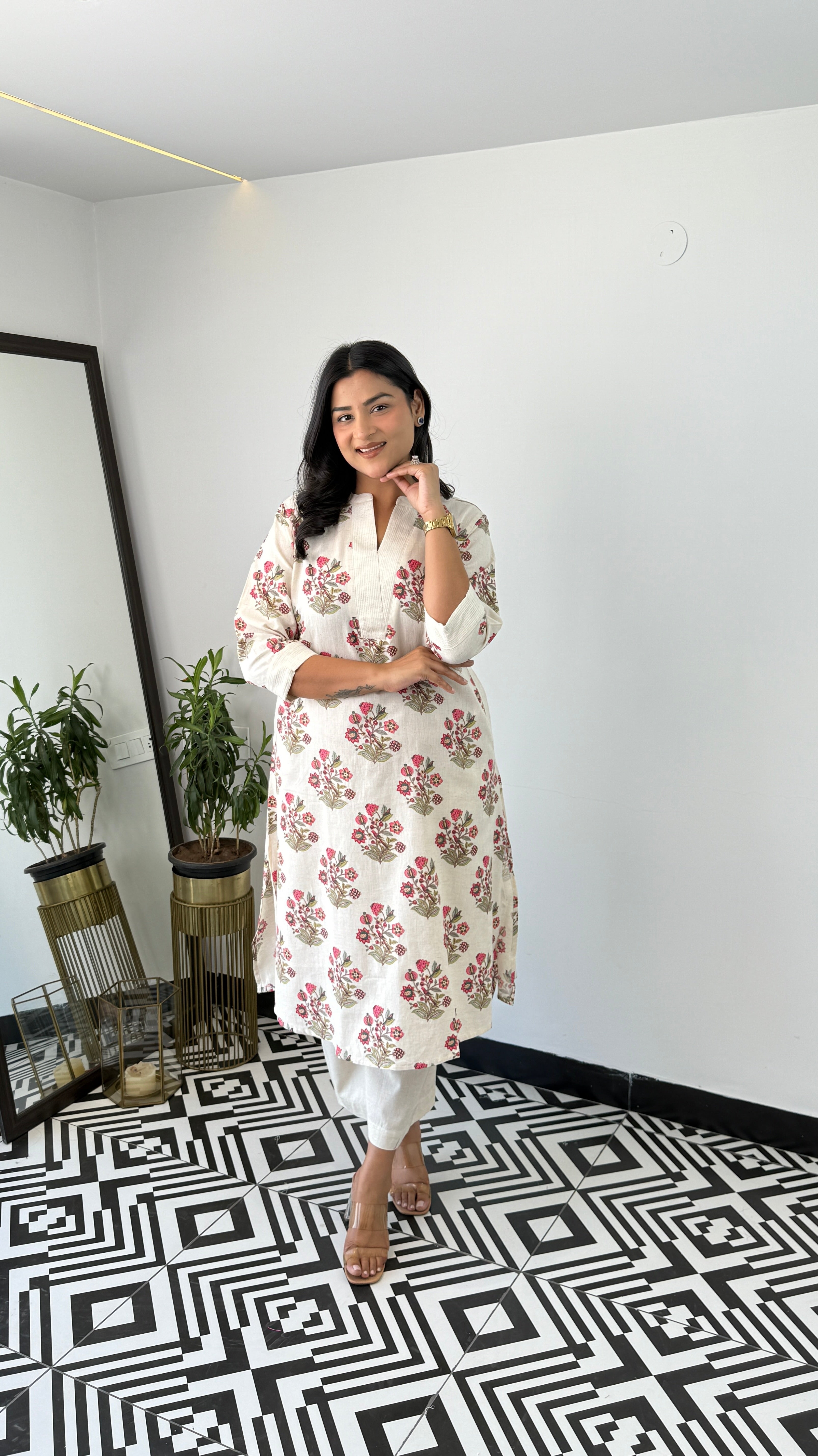 Ram Buti Magenta Kurta Pants