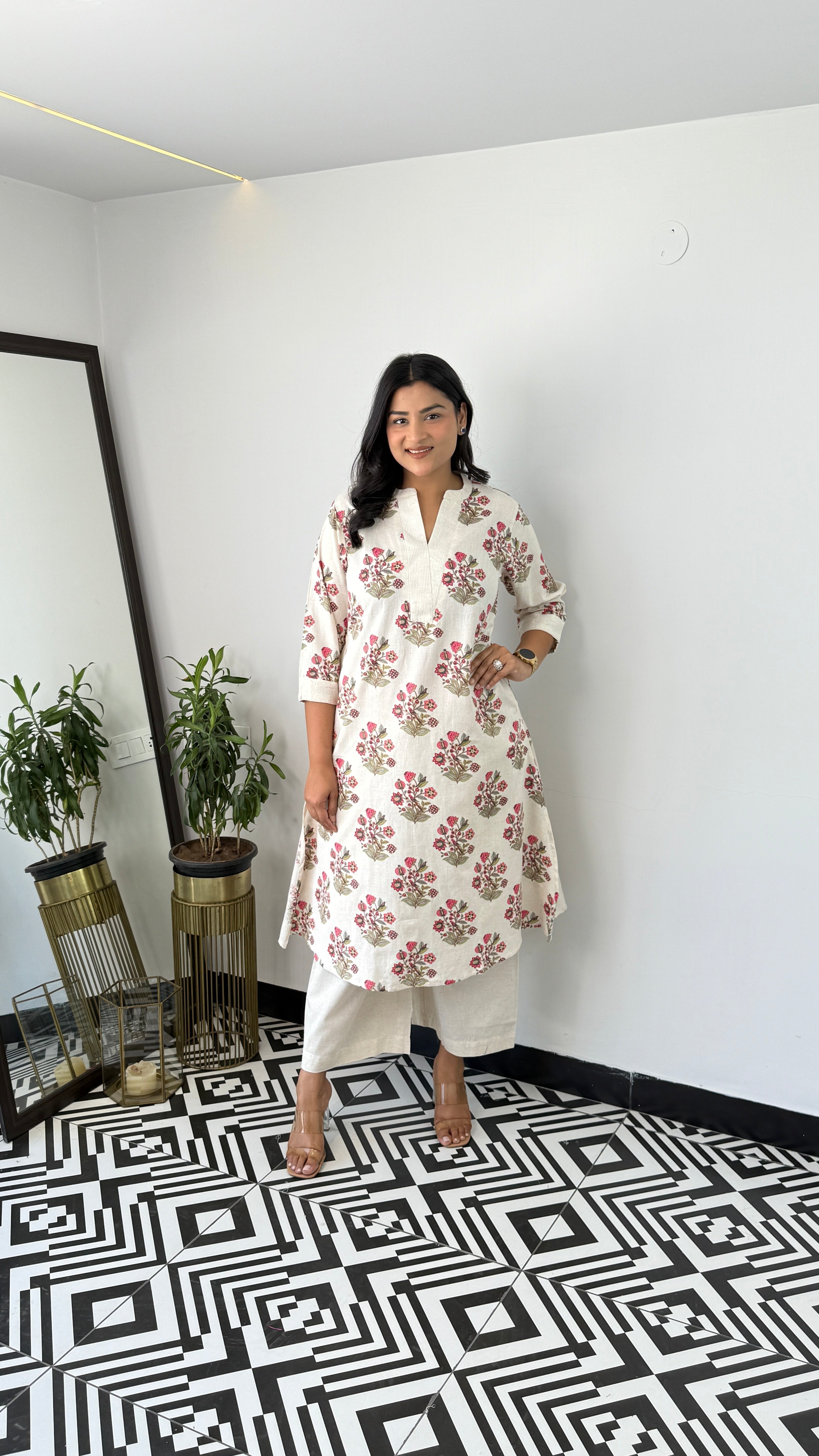 Ram Buti Magenta Kurta Pants