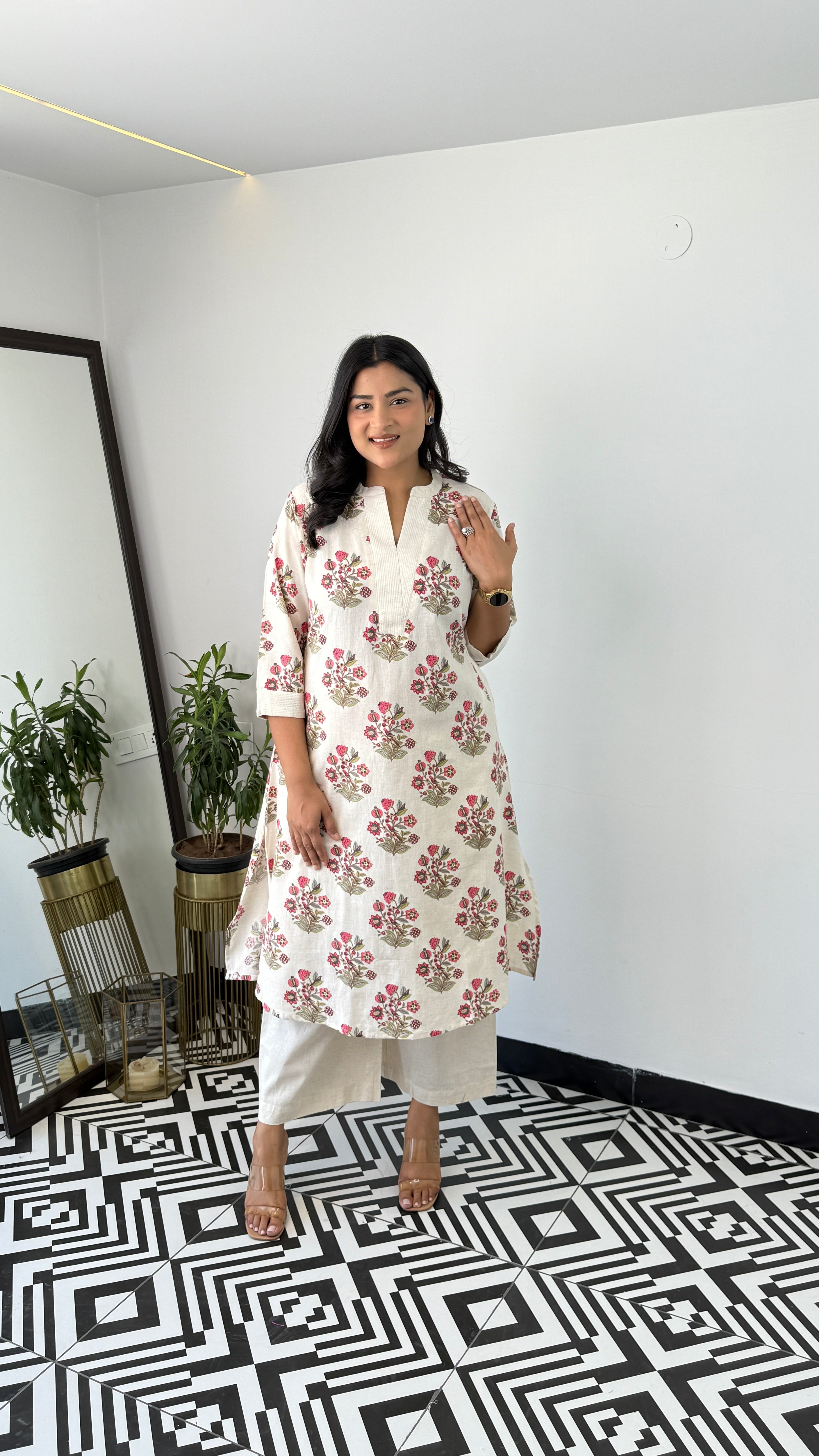 Ram Buti Magenta Kurta Pants