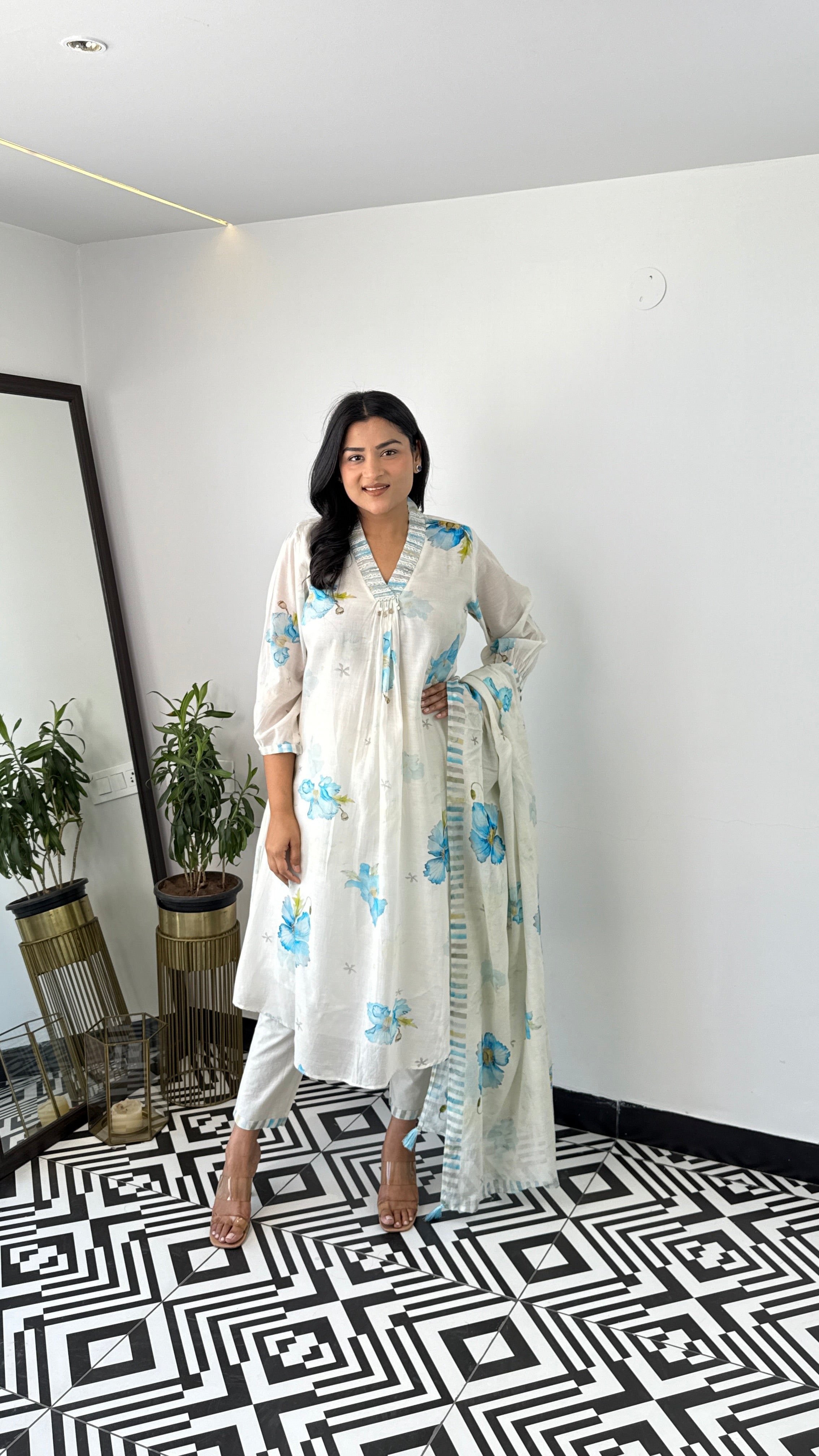 Faiza Floral Suit Set