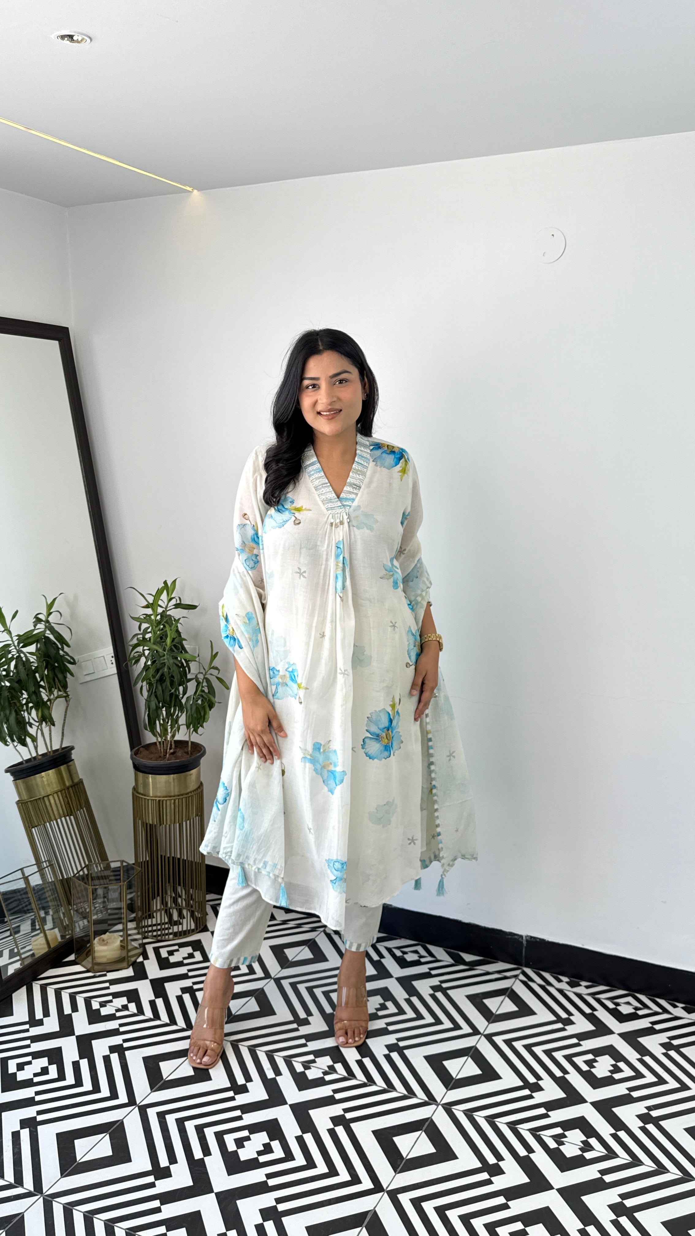 Faiza Floral Suit Set