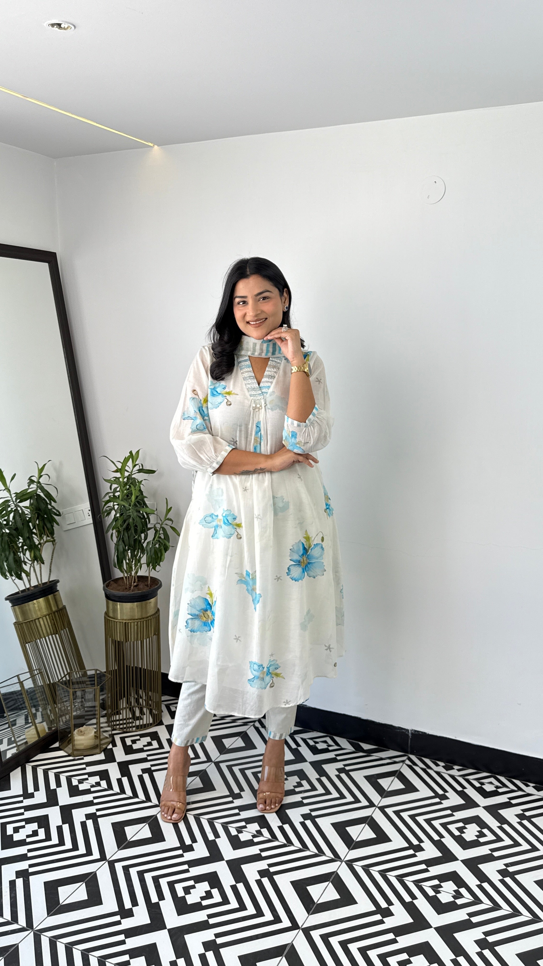 Faiza Floral Suit Set