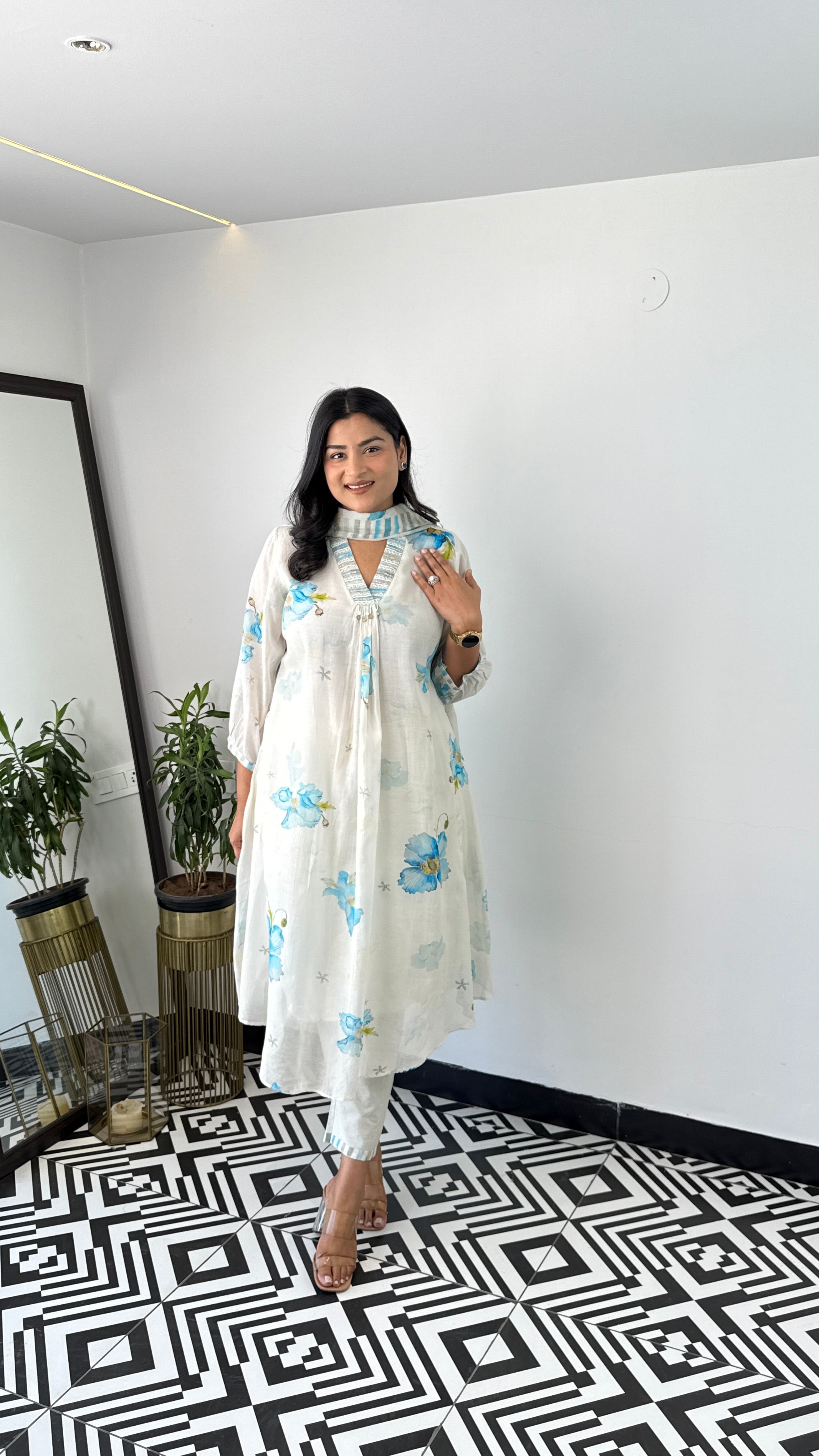 Faiza Floral Suit Set