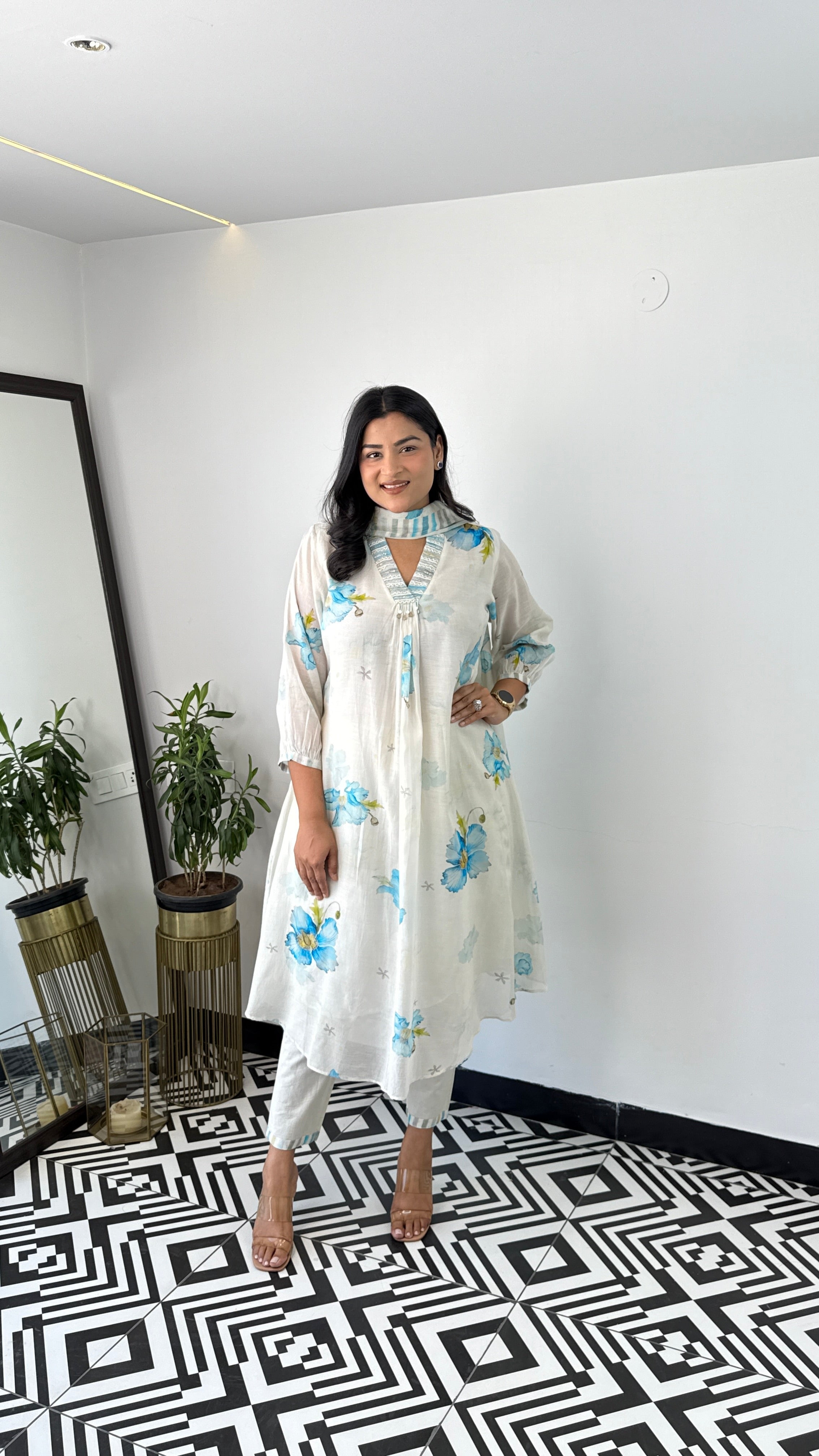Faiza Floral Suit Set