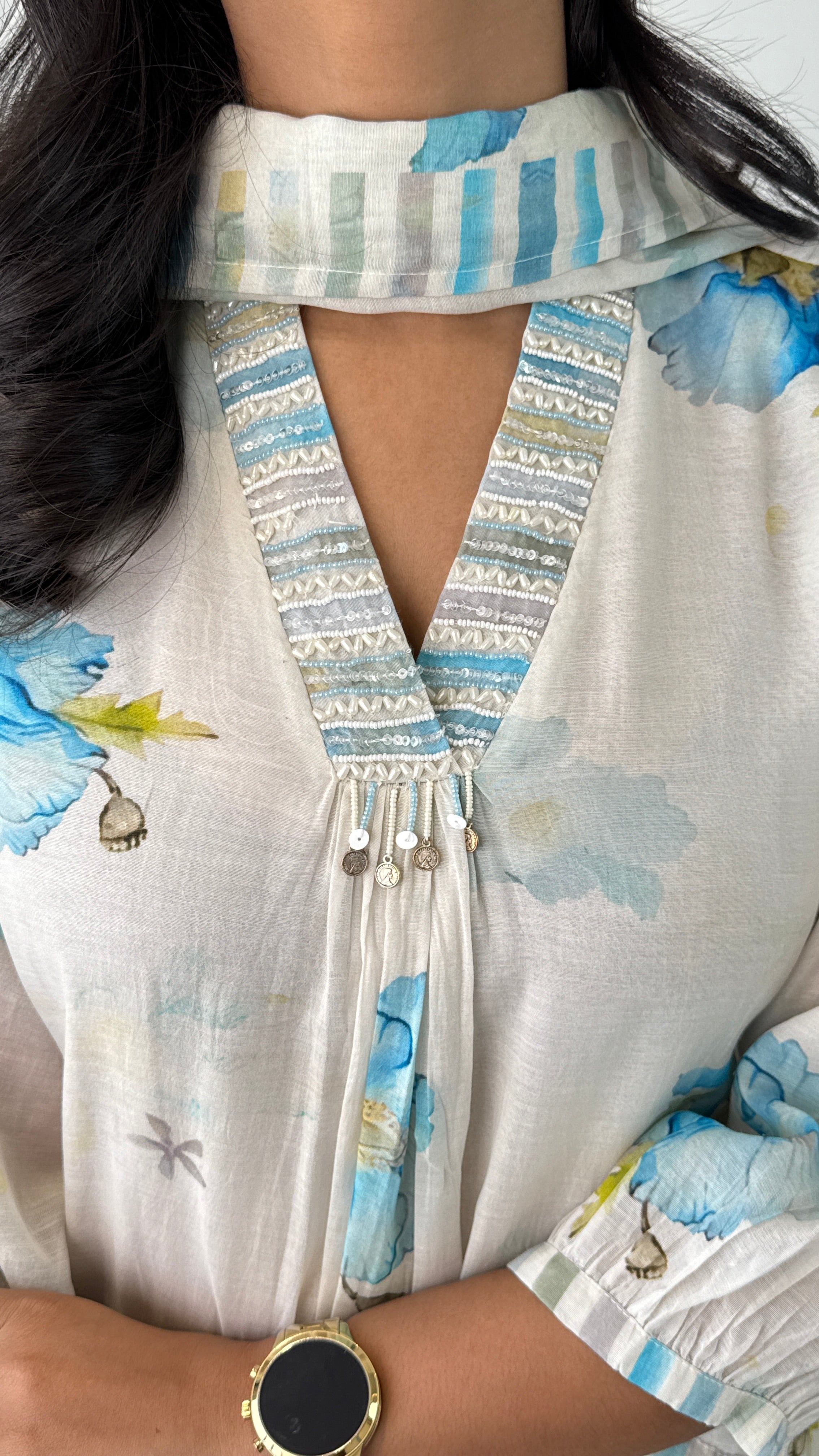 Faiza Floral Suit Set