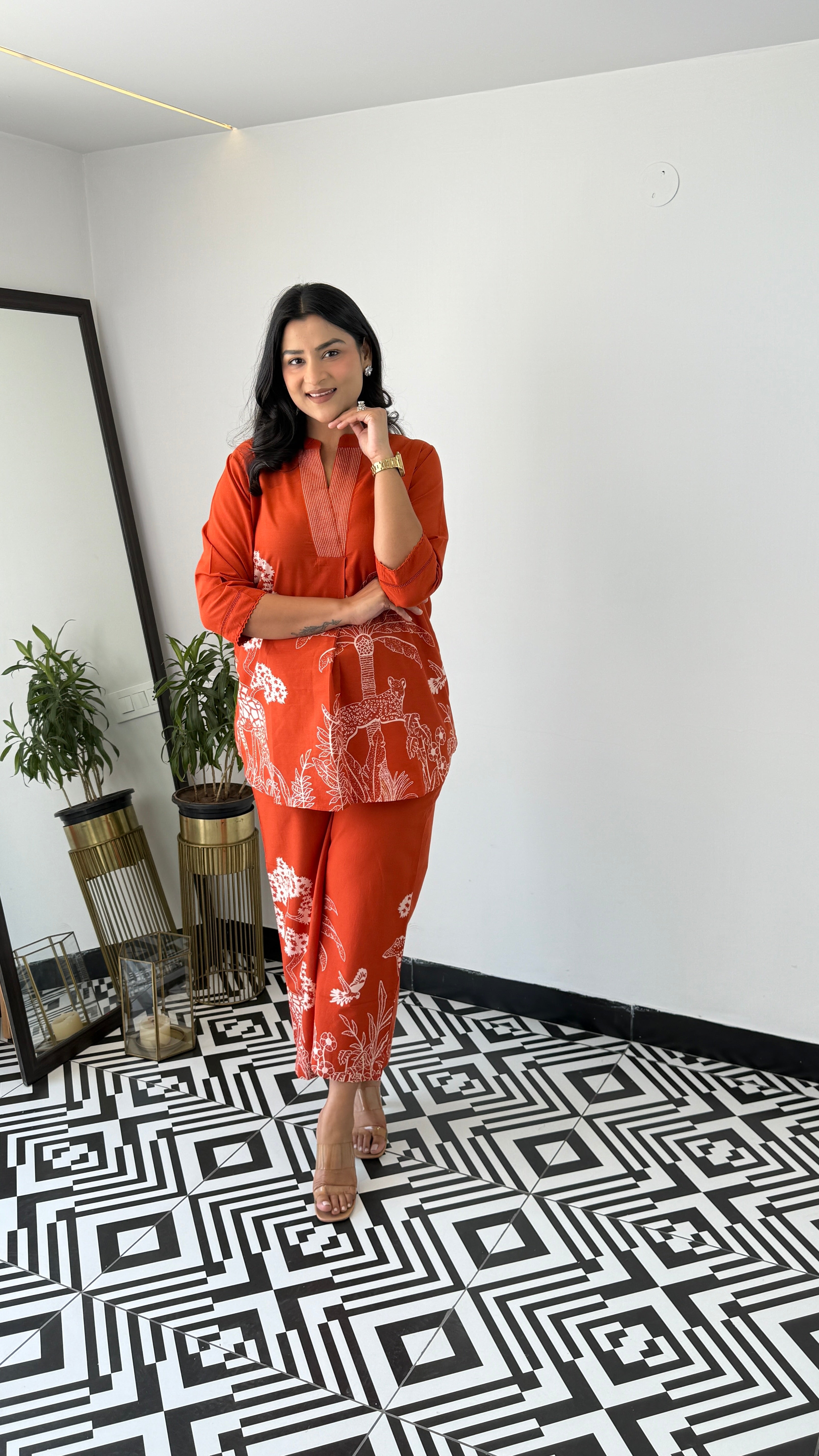 ⁠Tropical Rust Cord Set