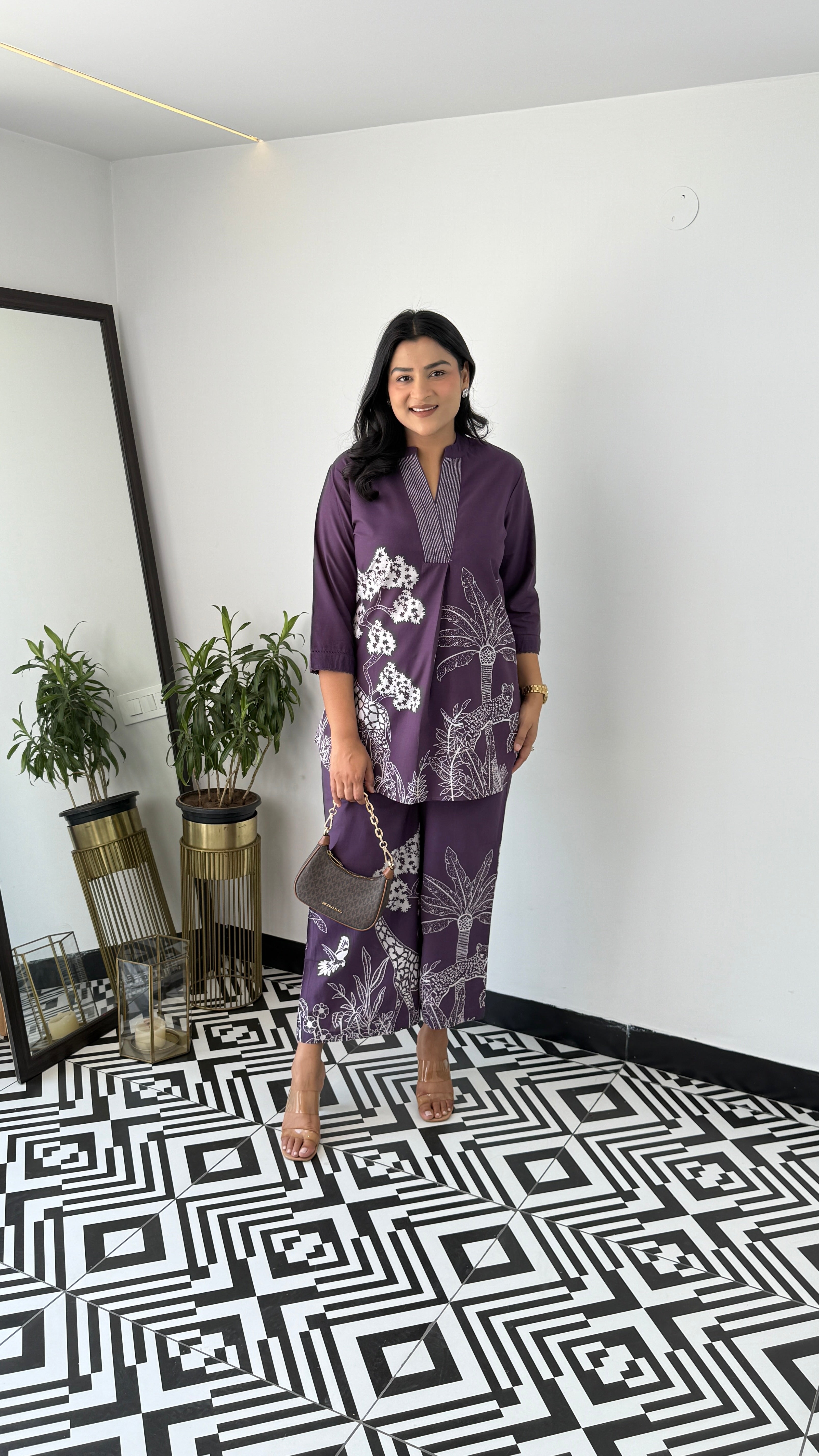 ⁠Tropical Purple Cord Set