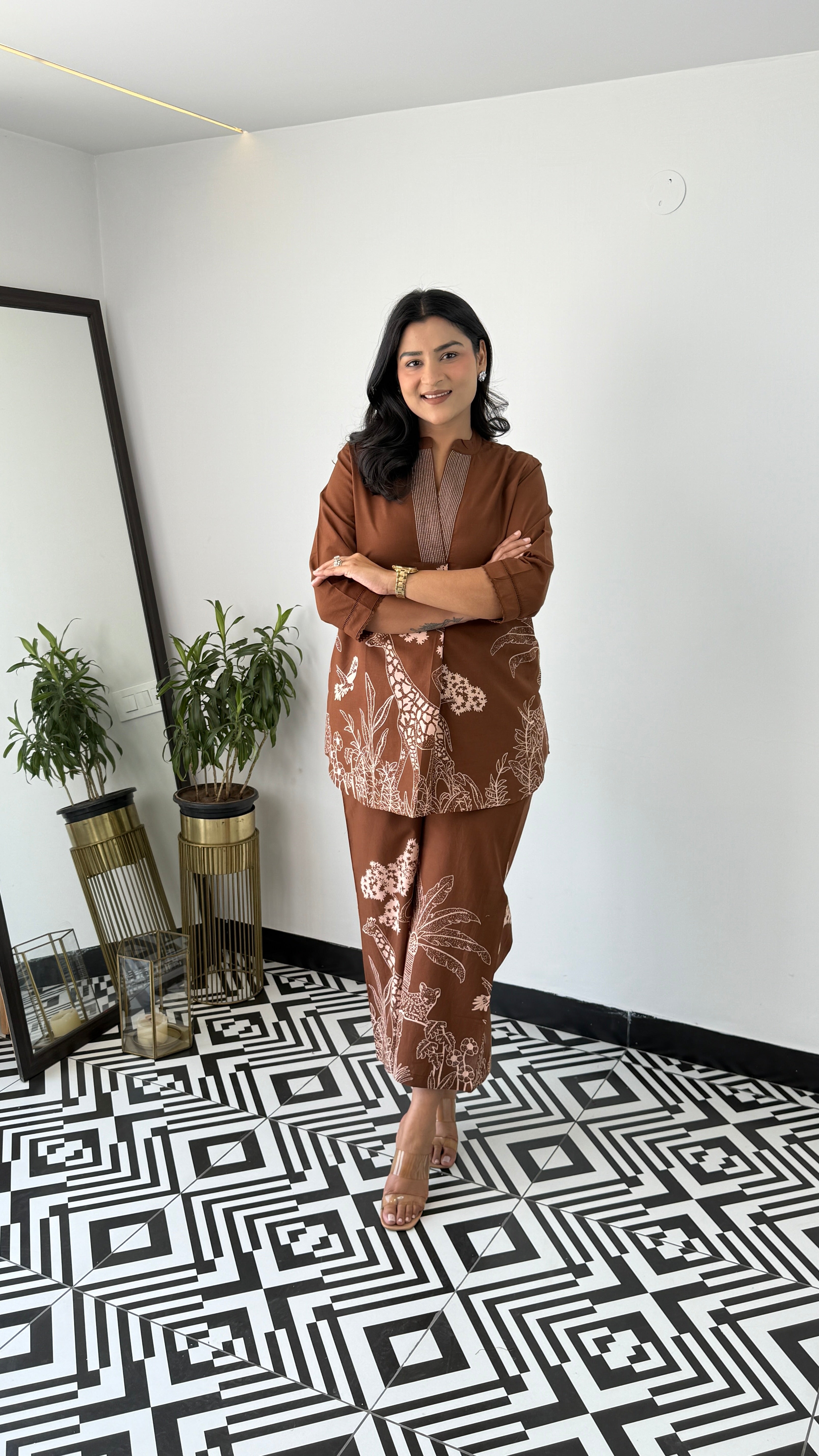 Tropical Brown Cord Set