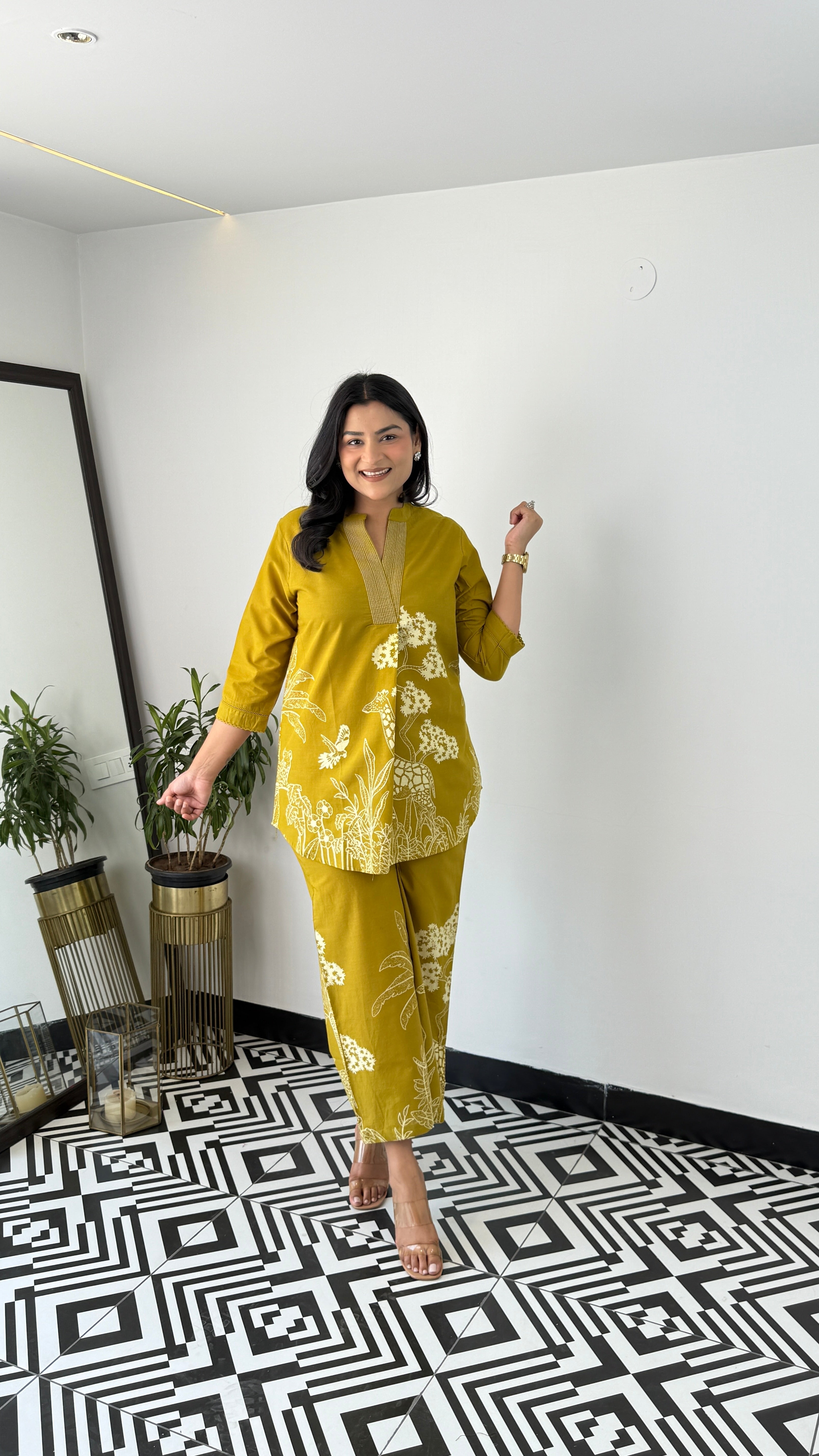 Tropical Mustard Cord Set