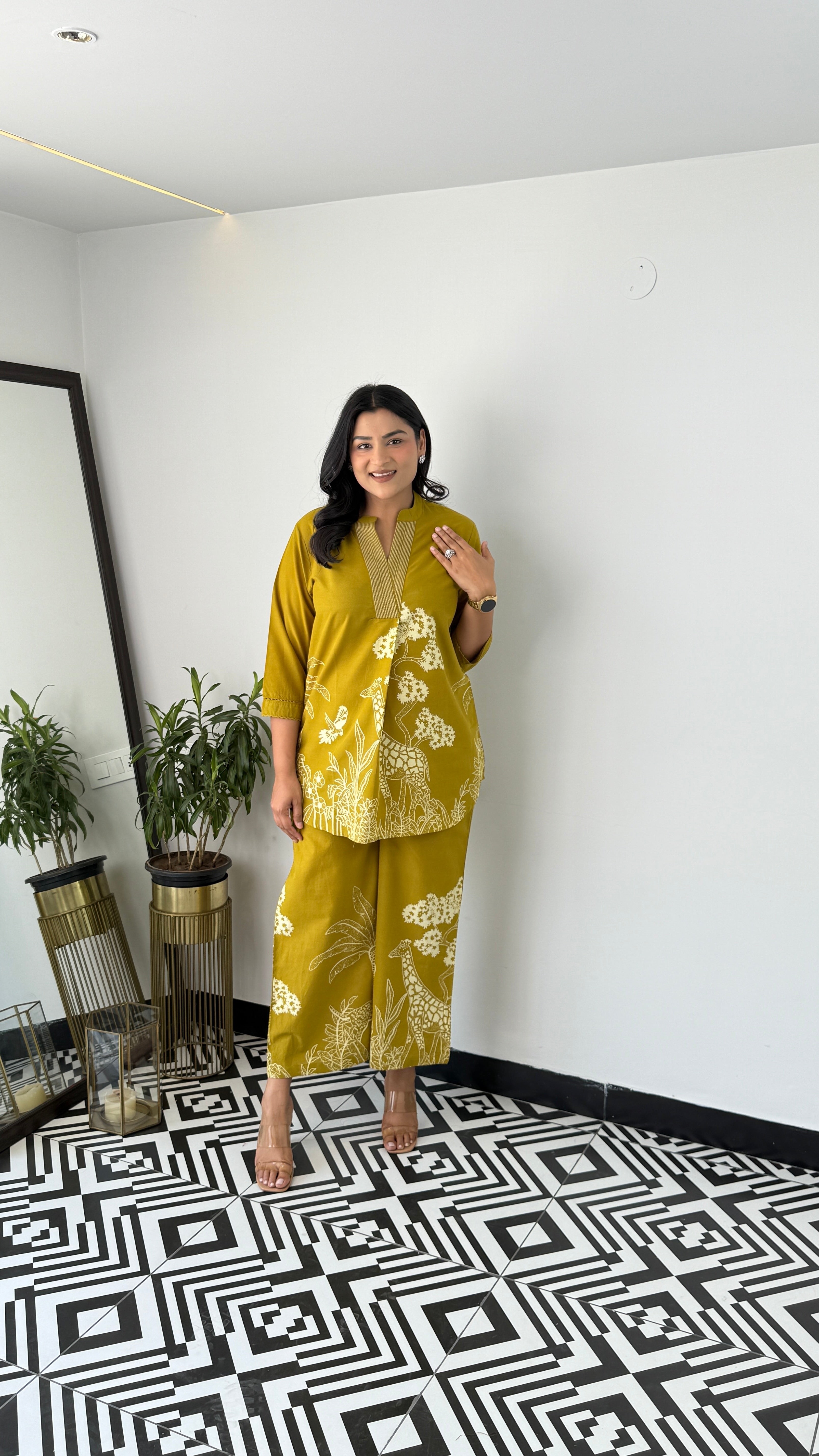 Tropical Mustard Cord Set