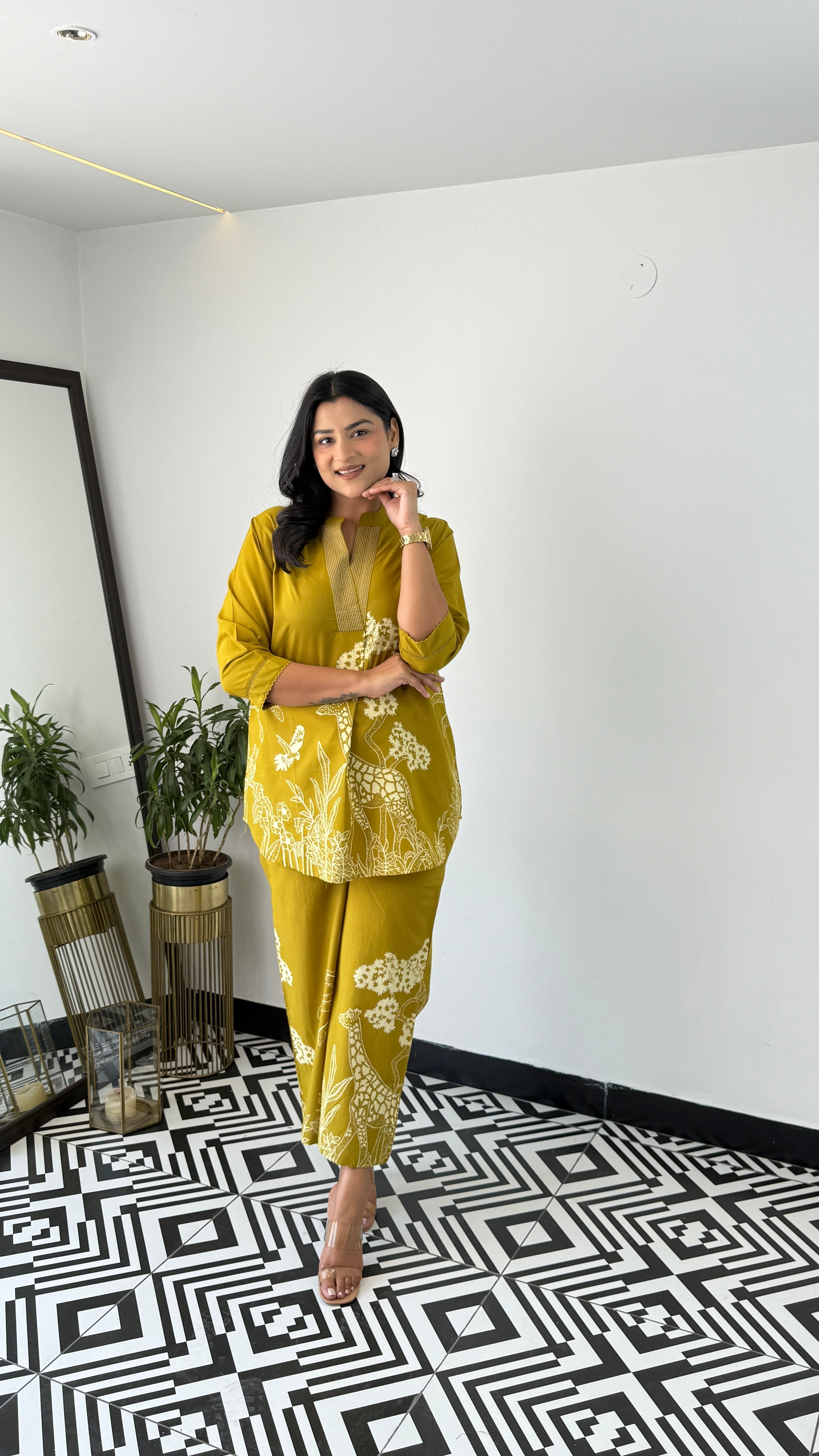 Tropical Mustard Cord Set