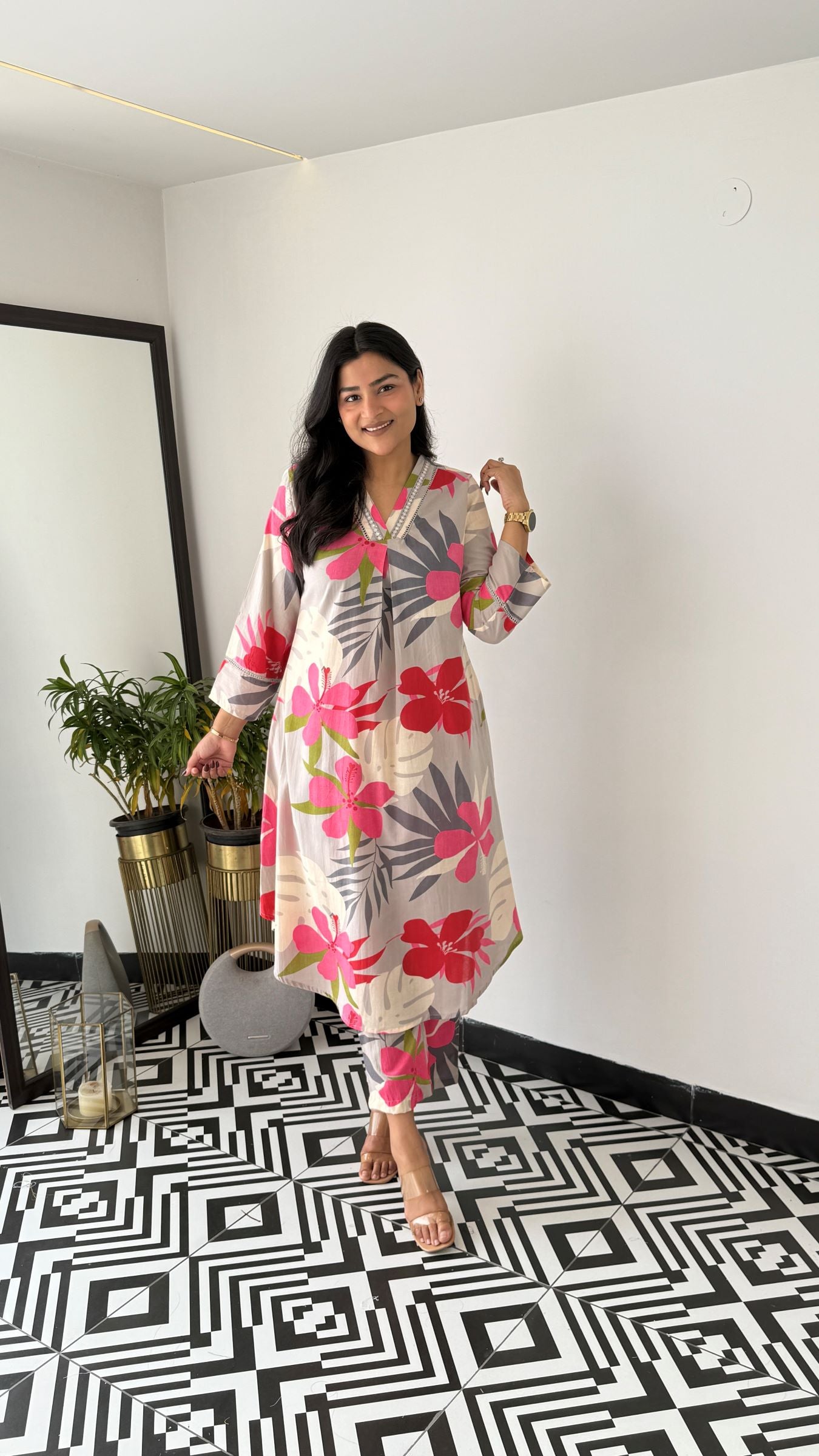 Iris Grey Kurta Pants